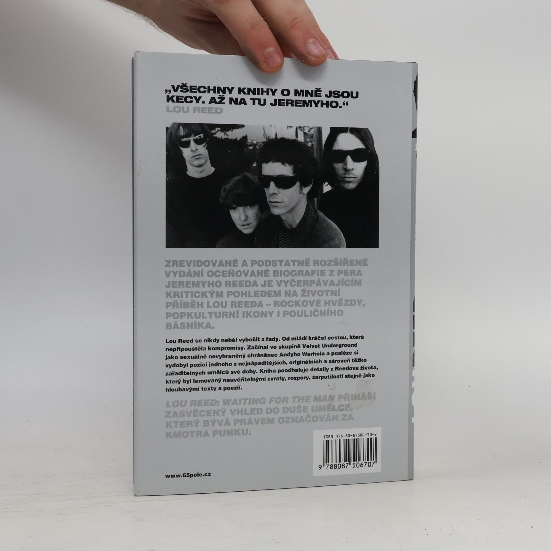 Jeremy Reed Lou Reed: Waiting for the Man – Život a hudba