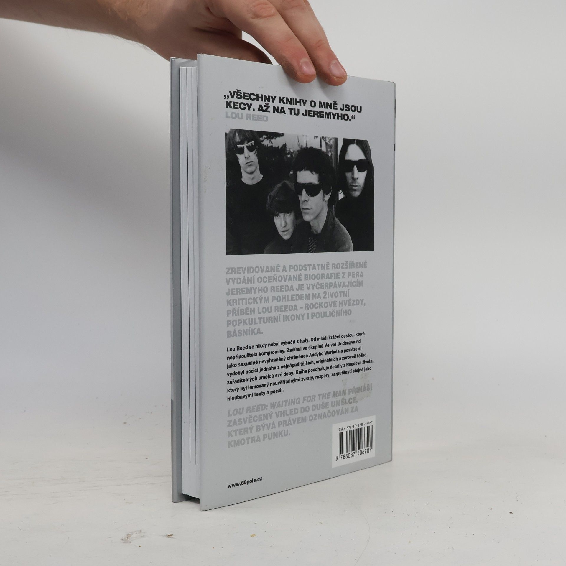 Jeremy Reed Lou Reed: Waiting for the Man – Život a hudba