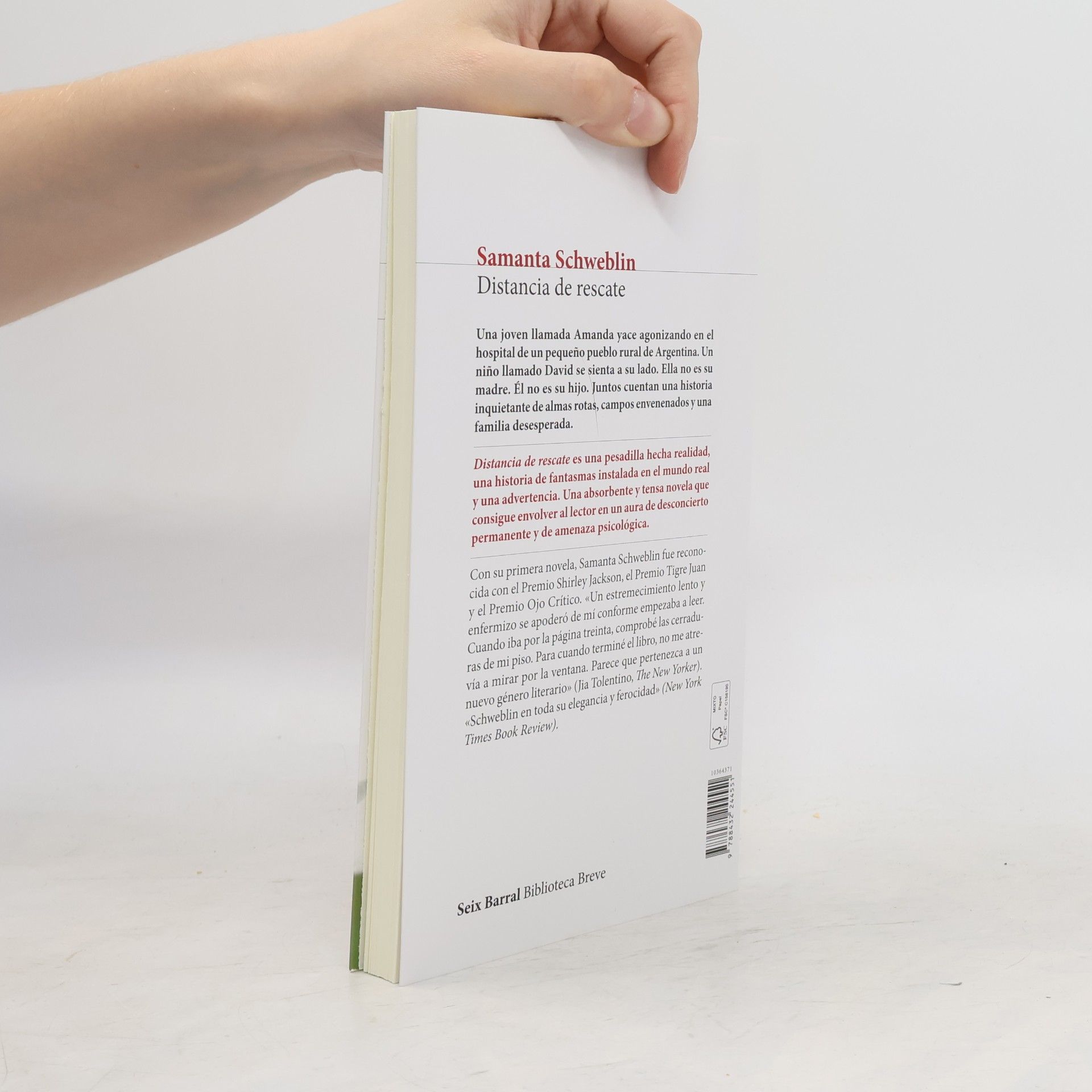 Samanta Schweblin Biblioteca Breve: Distancia de rescate