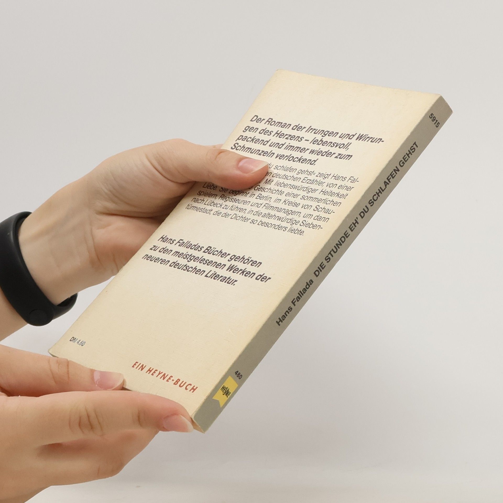 Hans Fallada Die Stunde eh' du schlafen gehst
