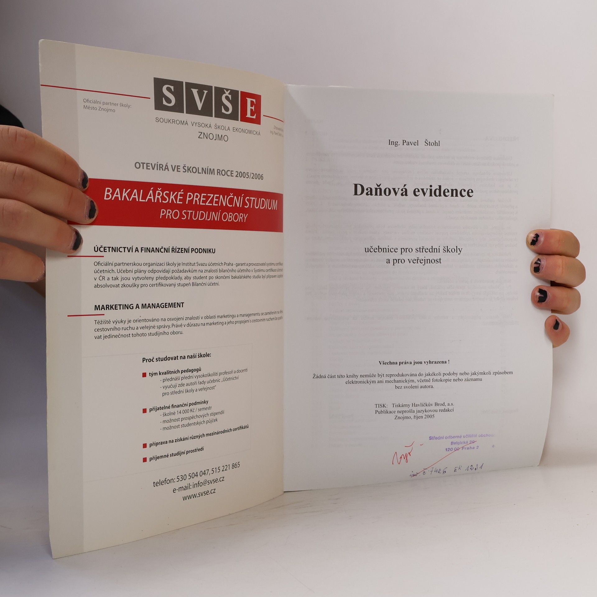 Pavel Štohl Daňová evidence příjmů a výdajů