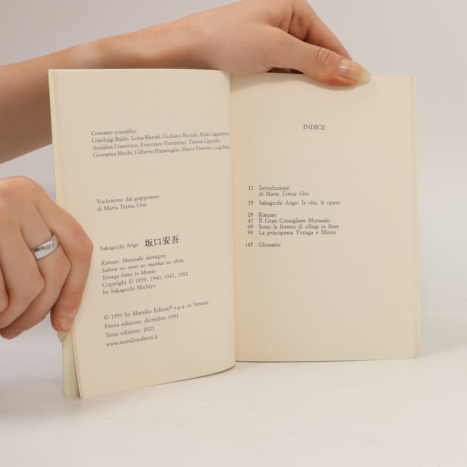Ango Sakaguchi Letteratura universale: Sotto la foresta di ciliegi in fiore e altri racconti