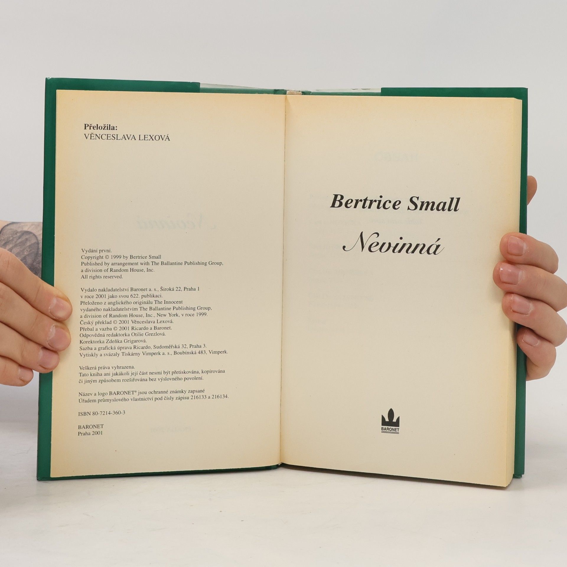 Bertrice Small Nevinná