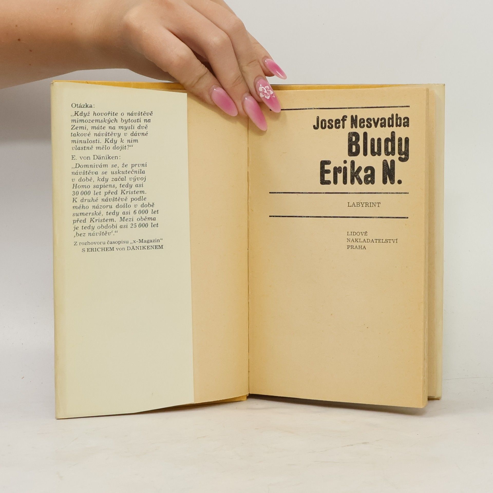 Josef Nesvadba Bludy Erika N.