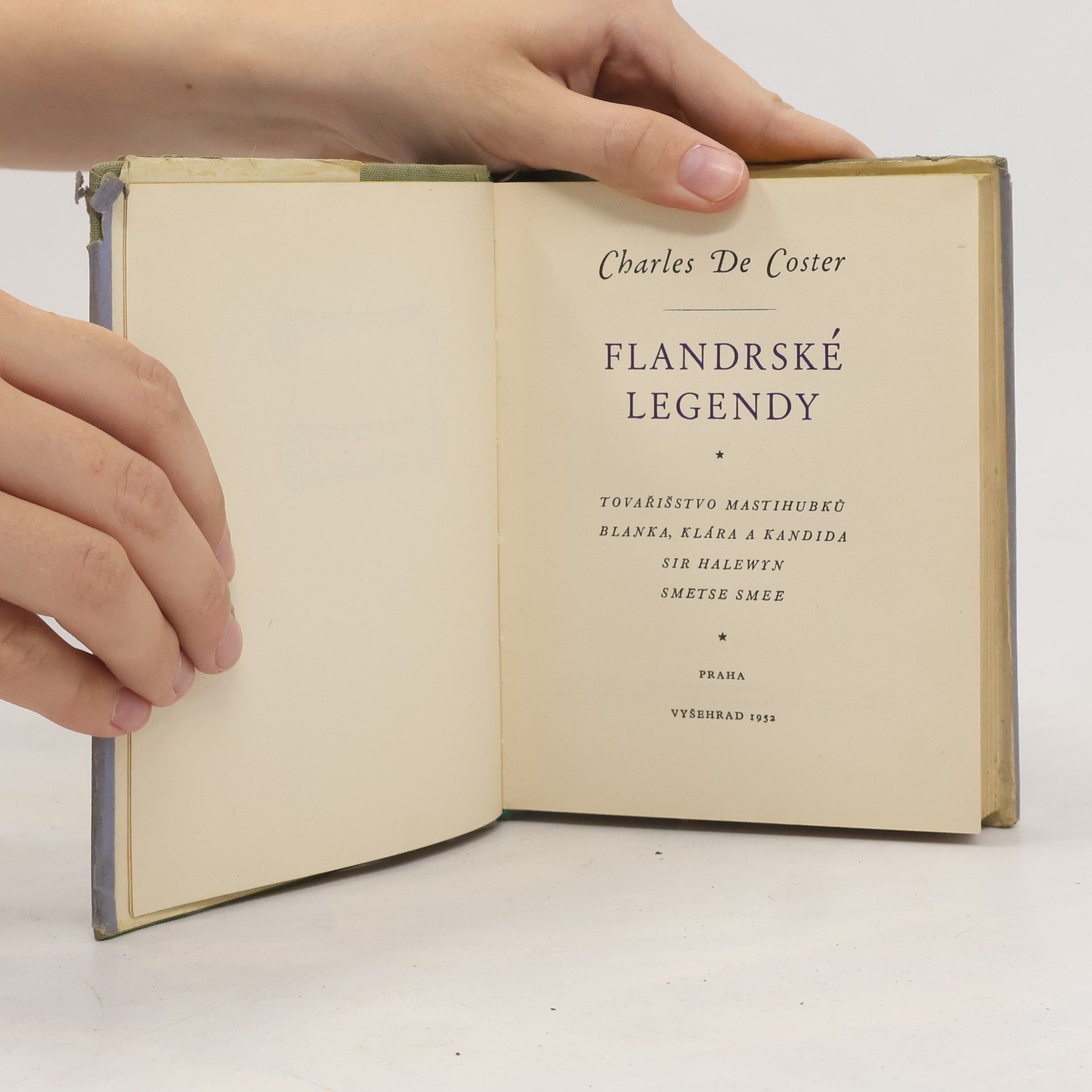 Charles De Coster Flanderské legendy