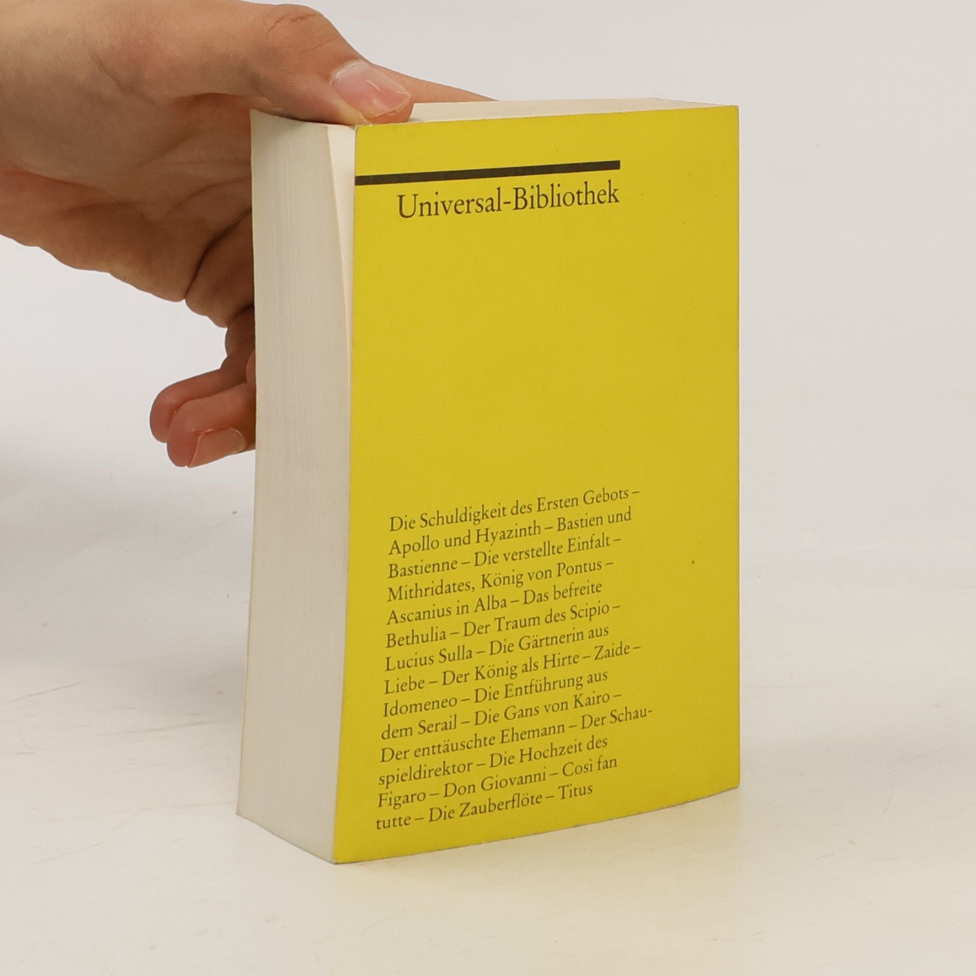 Wolfgang Amadeus Mozart Sämtliche Opernlibretti