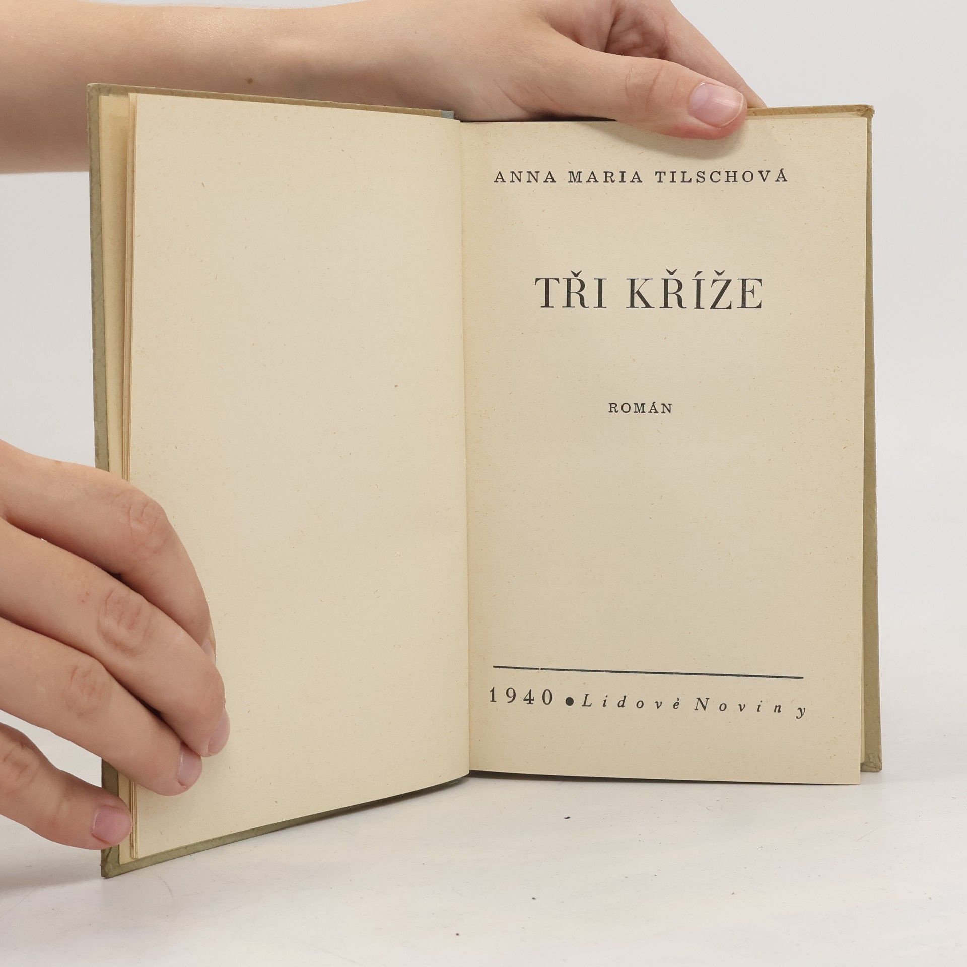 Anna Maria Tilschova Tři kříže