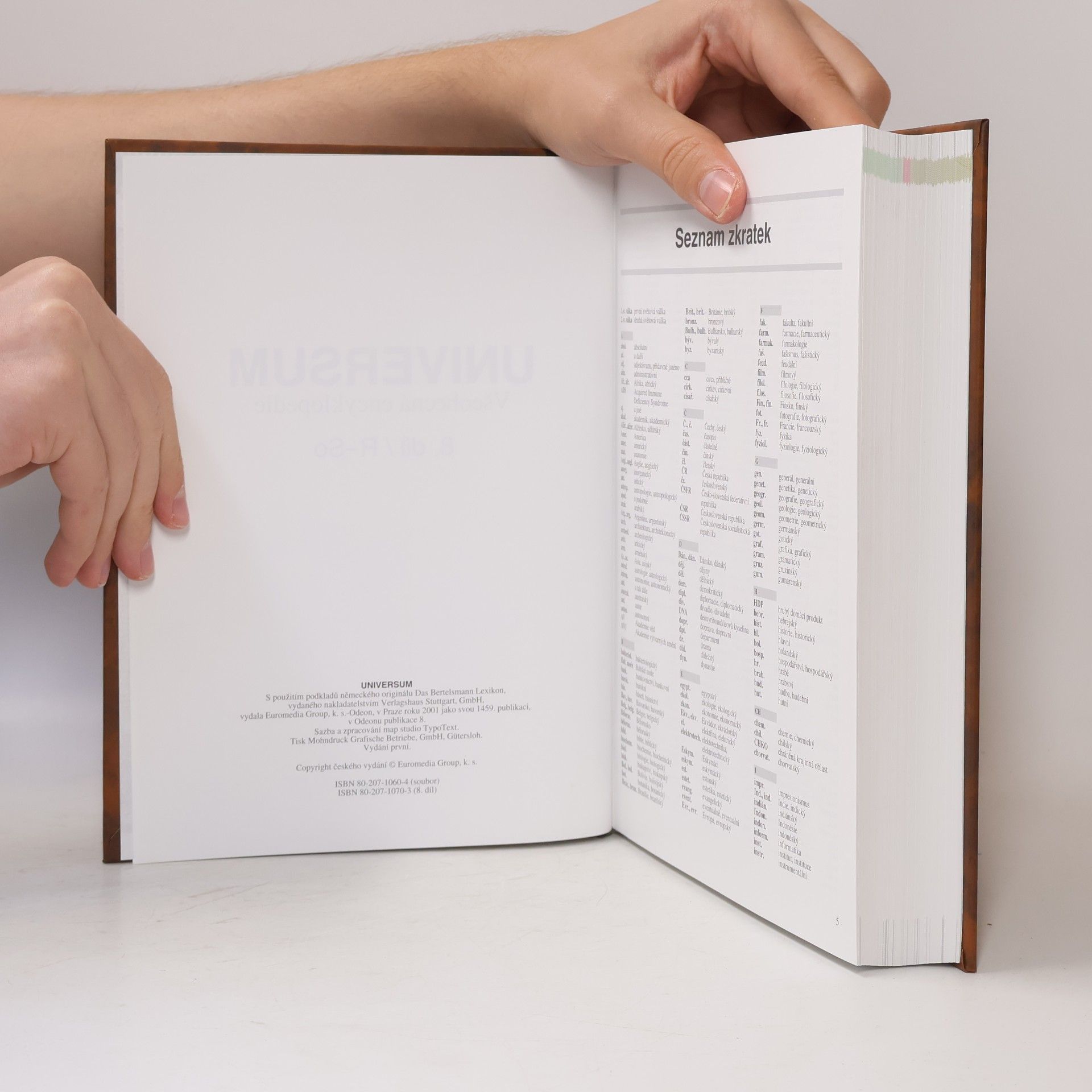 Various authors Universum. Všeobecná encyklopedie 8. R-Sp