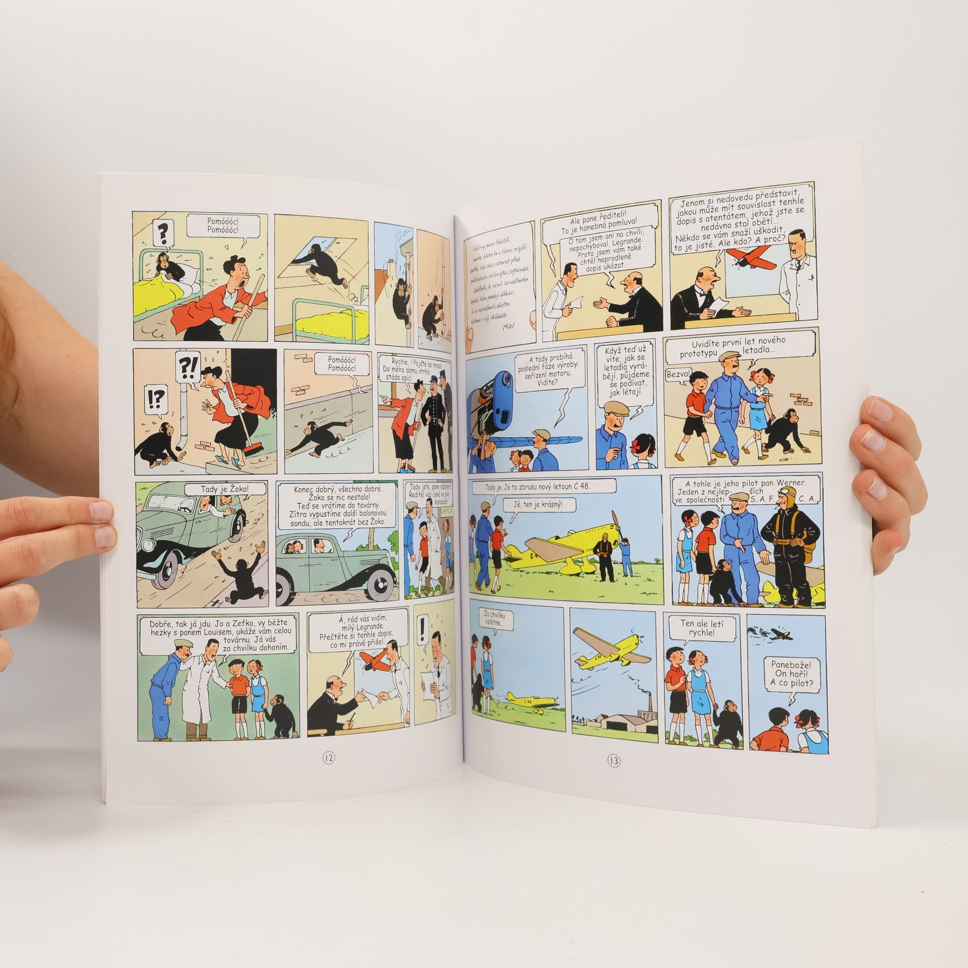Hergé Závěť pana Pumpa. Dobrodružství Jo, Zefky a Žoko. Stratoplán H22 - 1. část