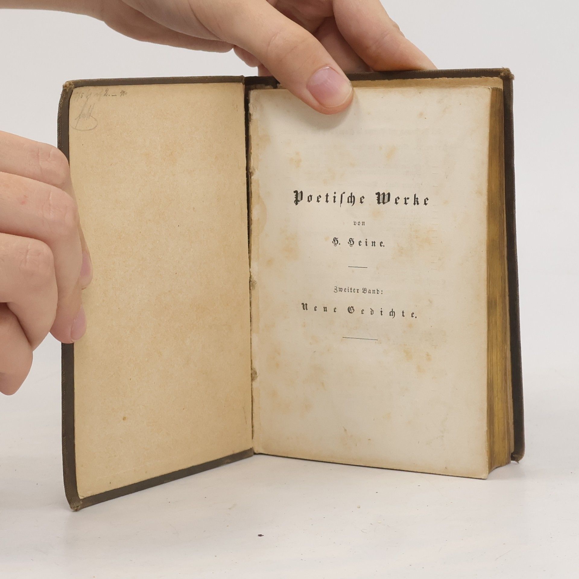 Heinrich Heine Poetische Werke II. Neue Gedichte