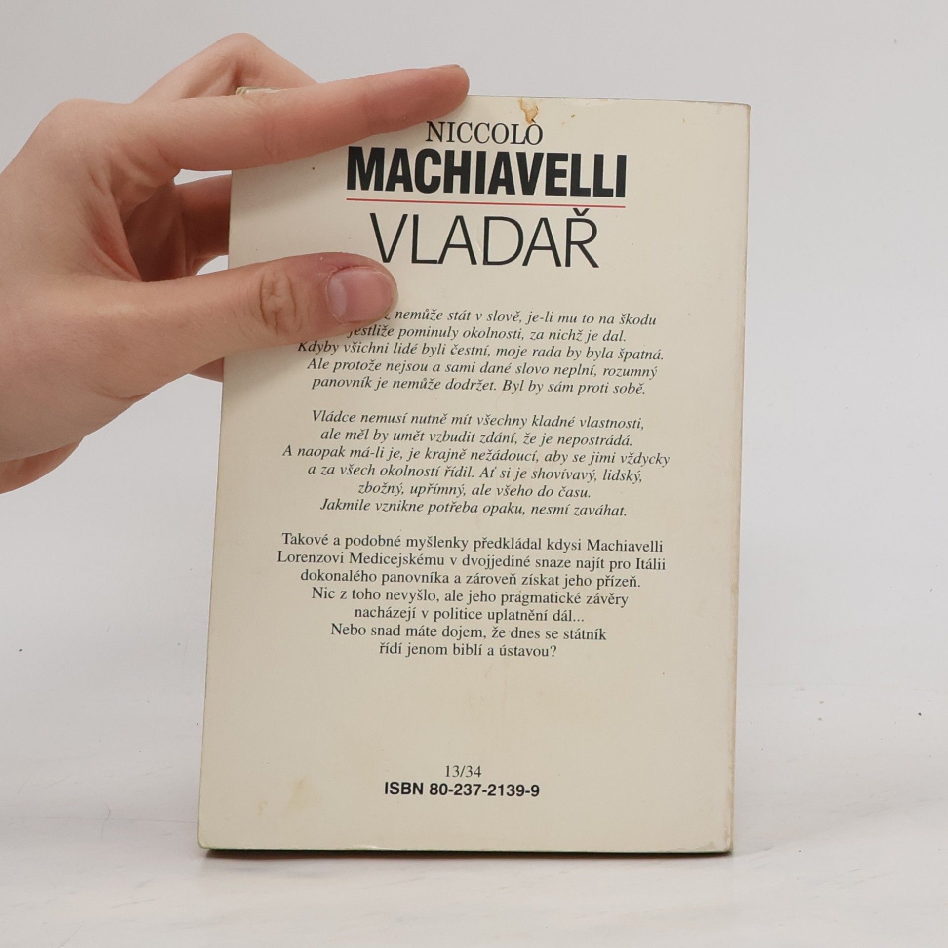 Niccolò Machiavelli Vladař