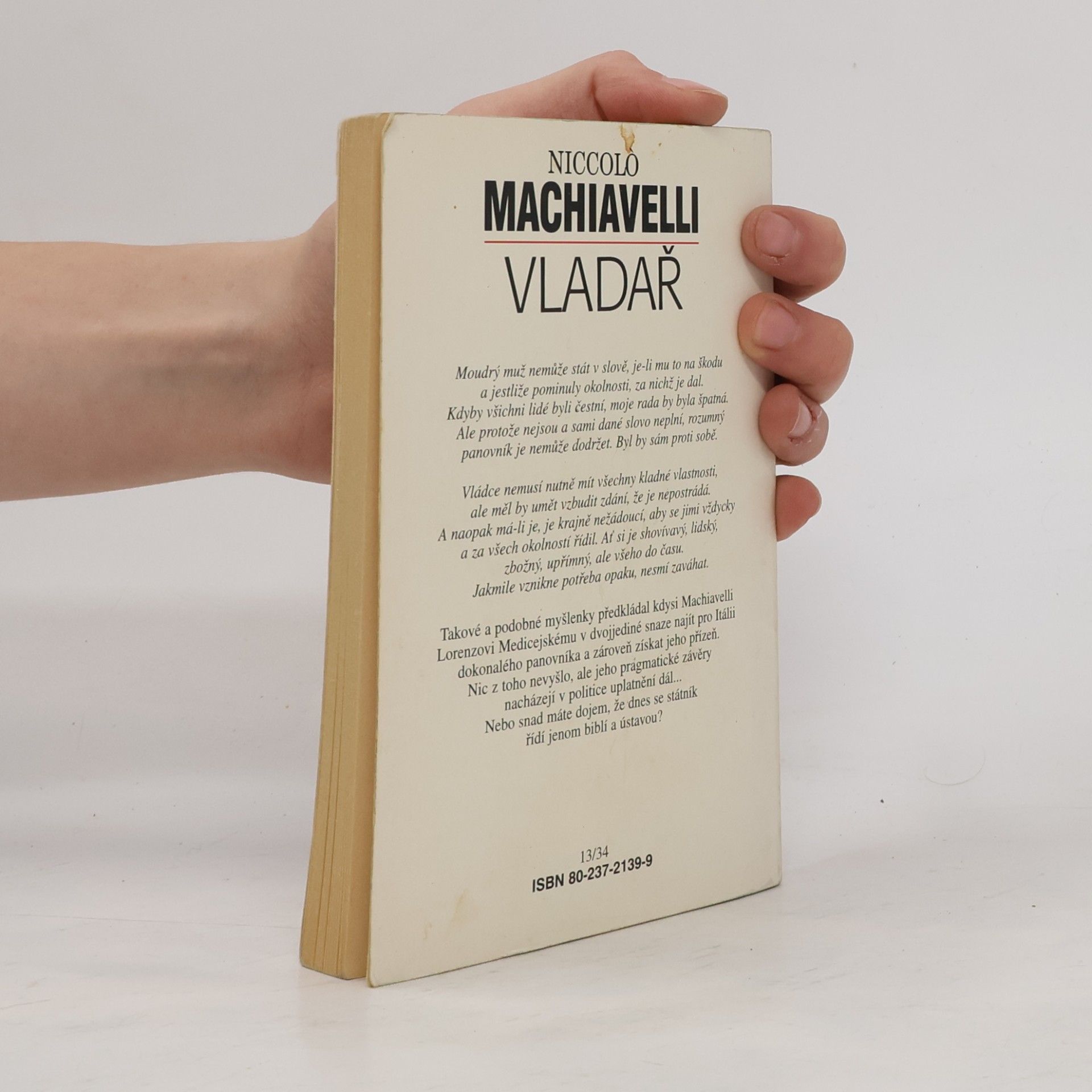 Niccolò Machiavelli Vladař