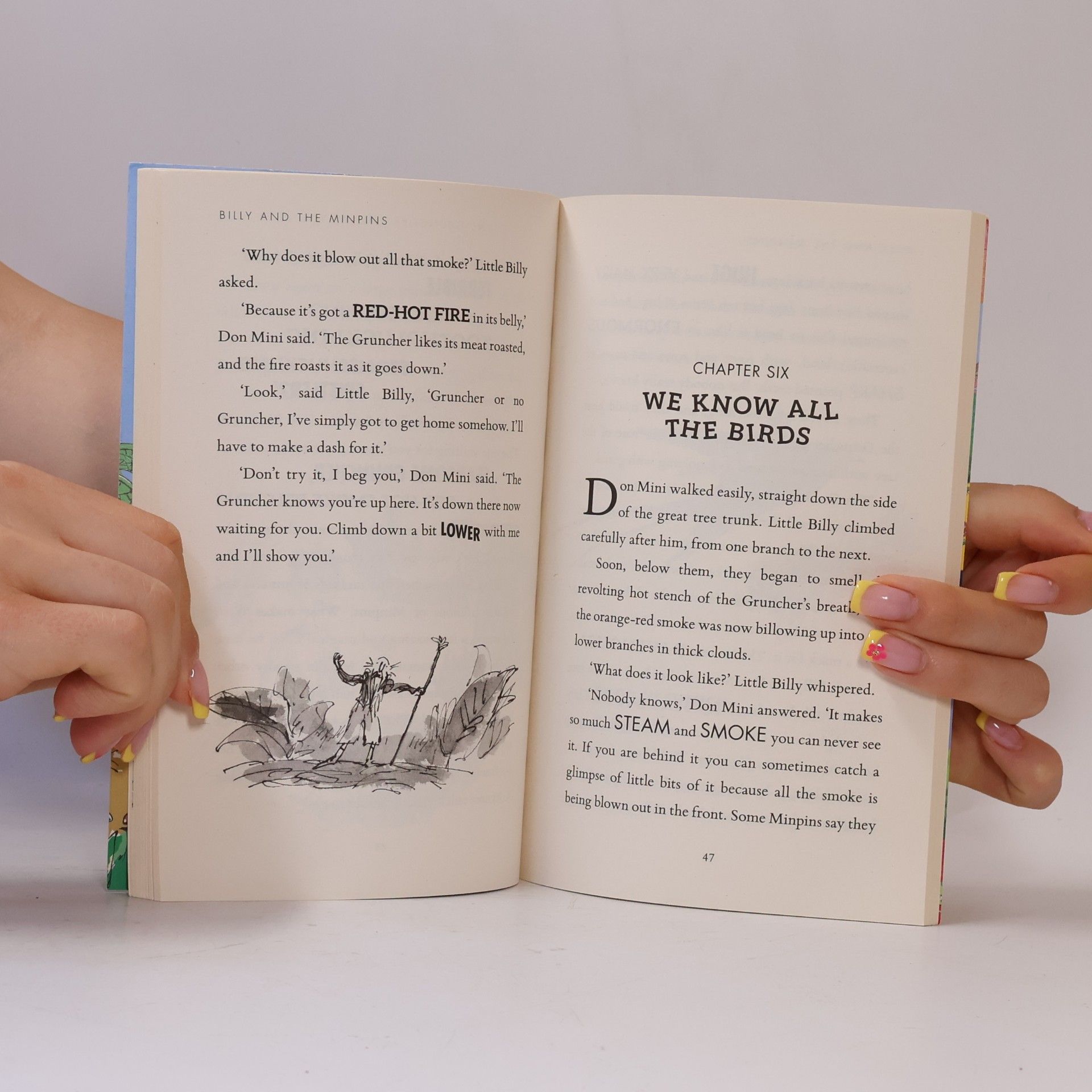 Roald Dahl Billy and the Minpins (illustrated by Quentin Blake)