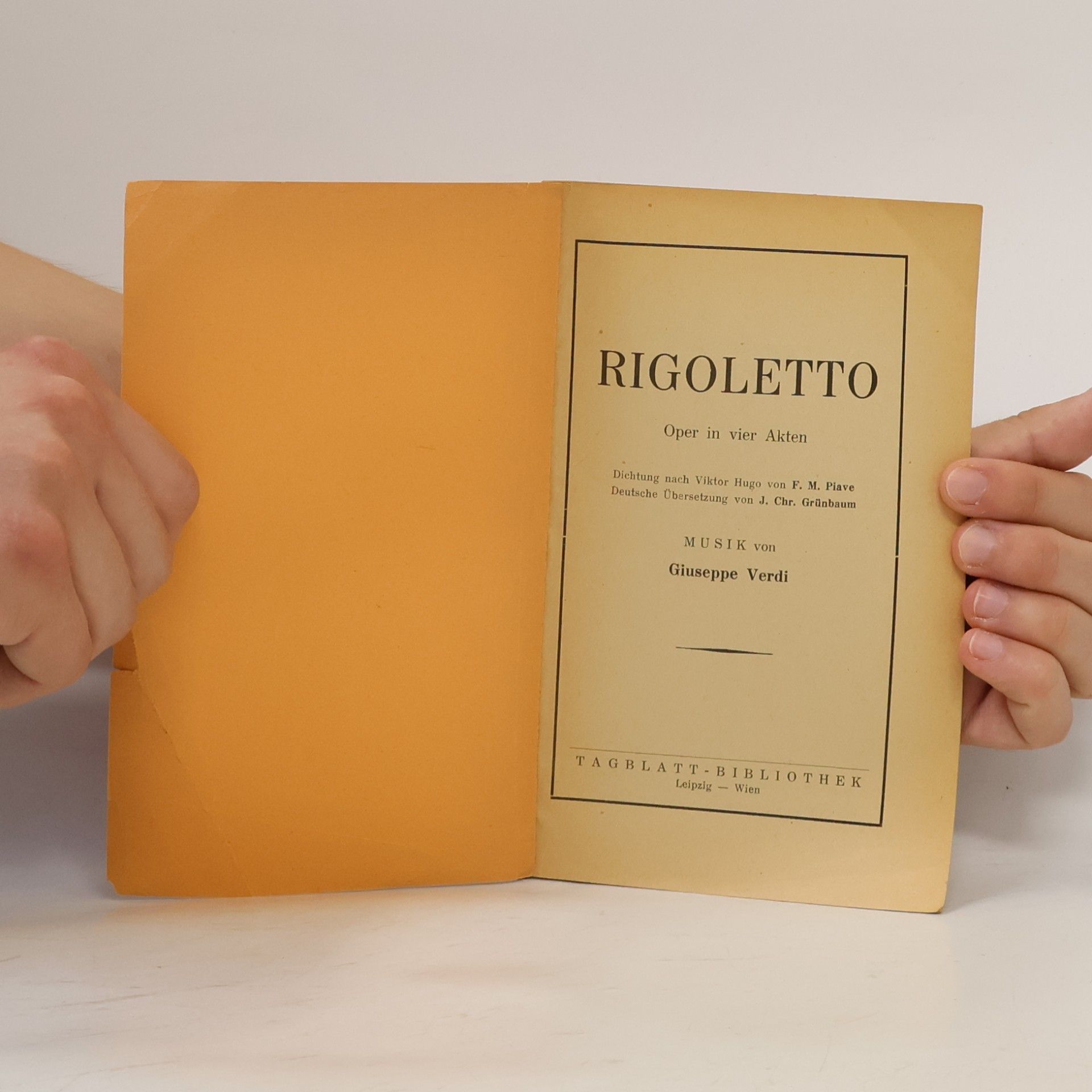 F. M. Piave Rigoletto