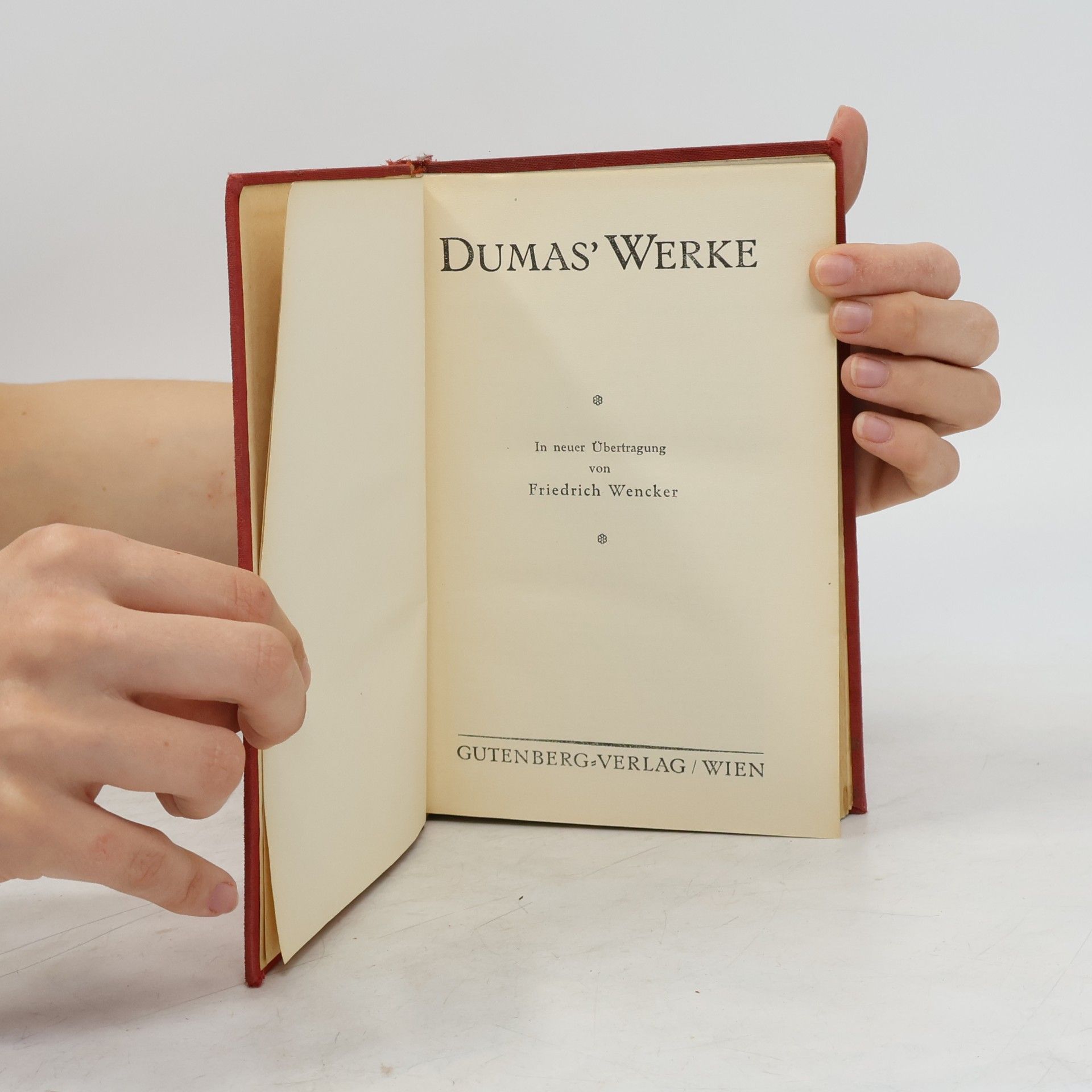 Alexandre Dumas der Ältere Dumas´s Werke