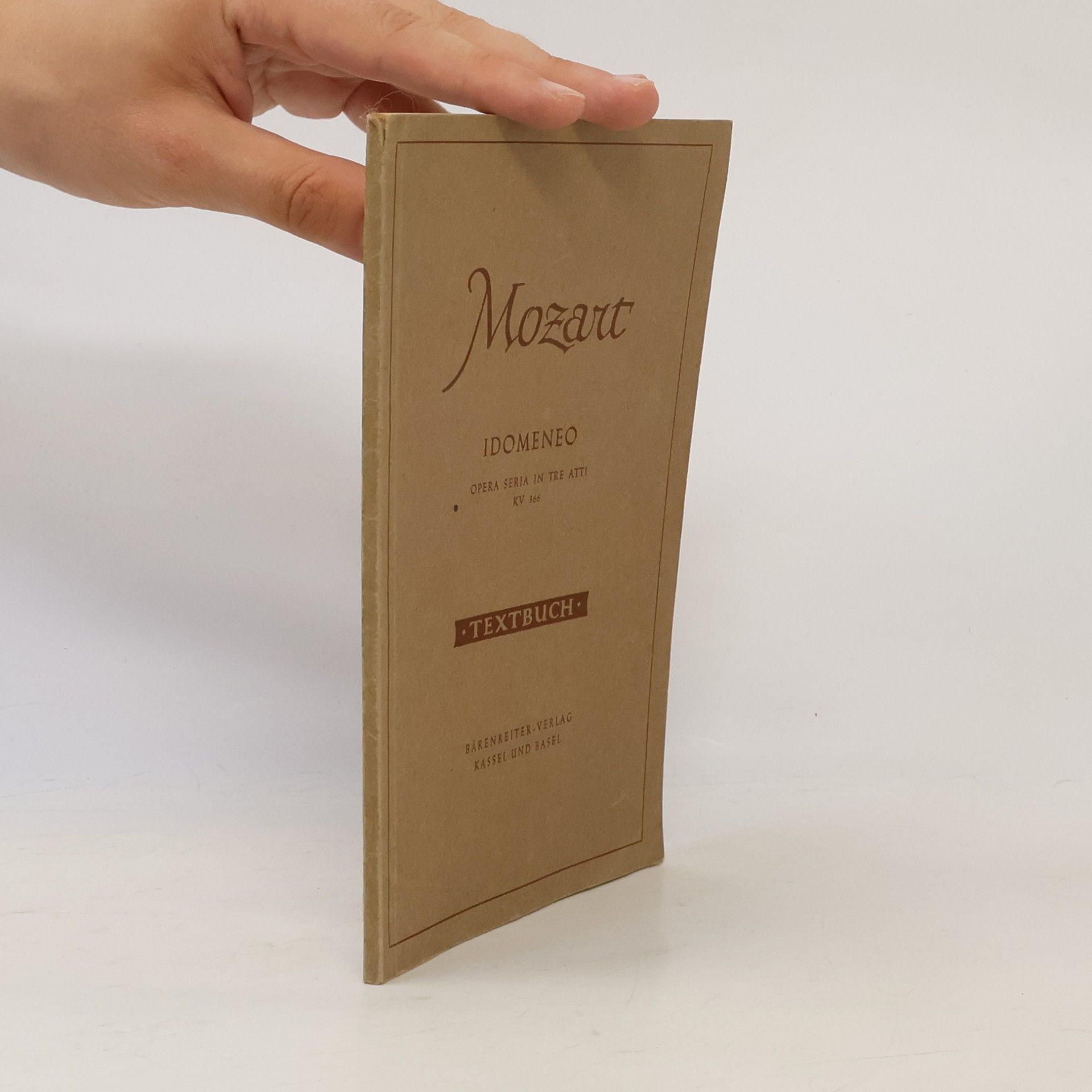 Wolfgang Amadeus Mozart Idomeneo
