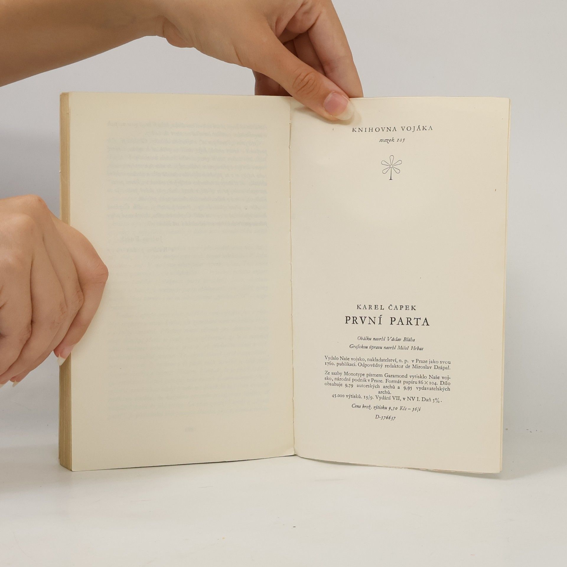 Karel Čapek První parta