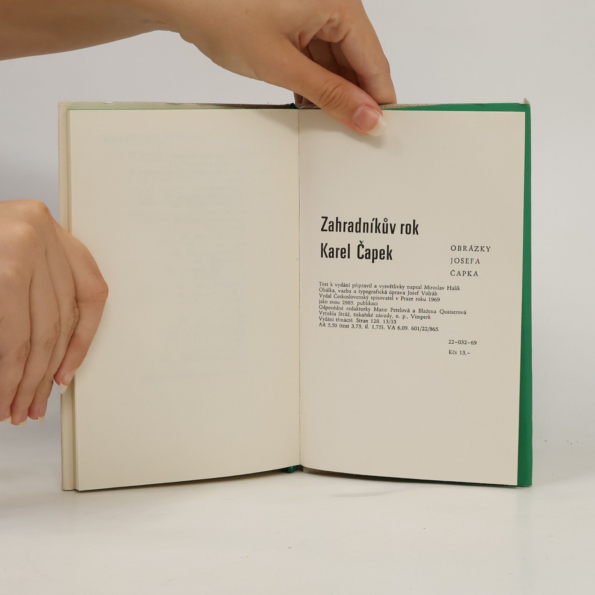 Karel Čapek Zahradníkův rok