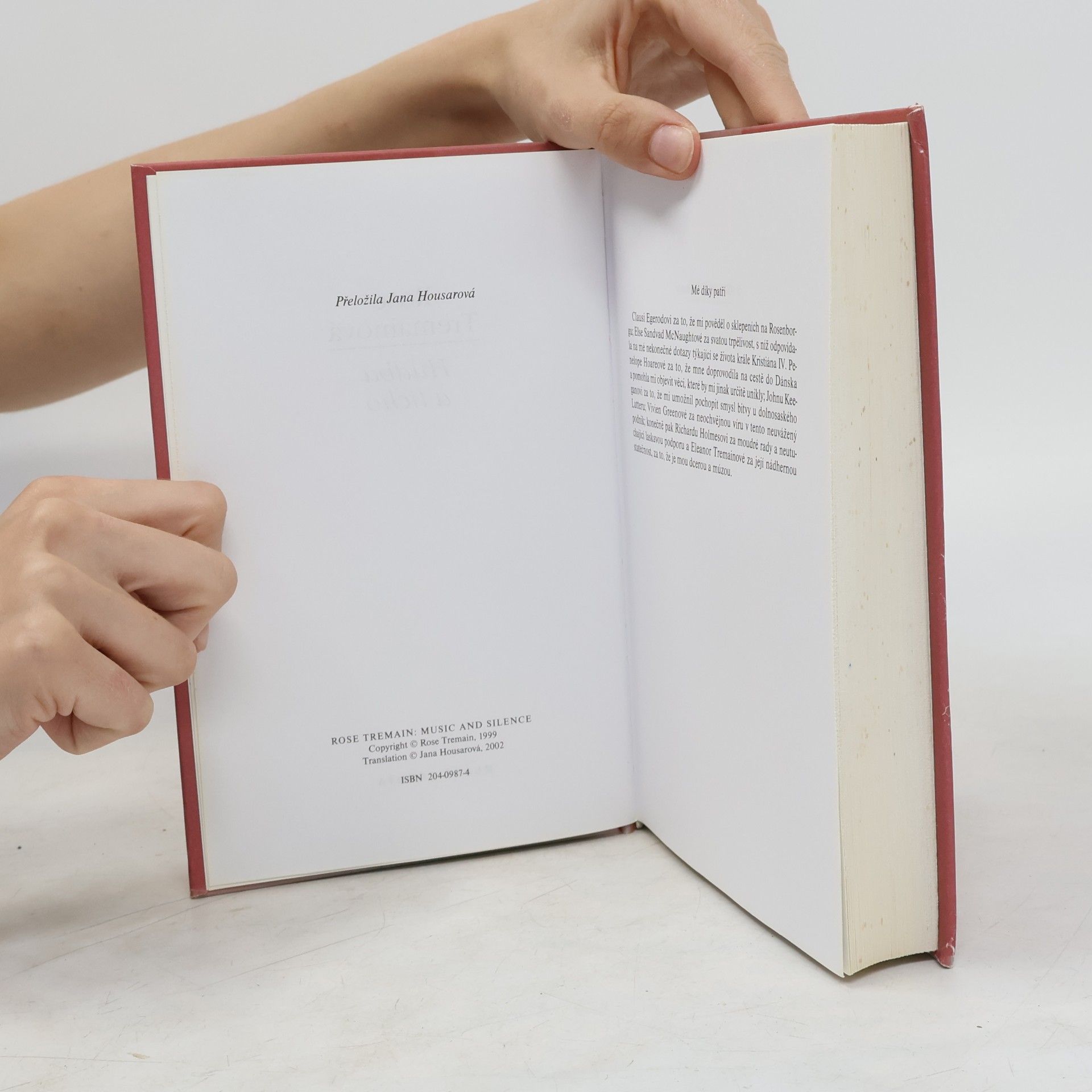 Rose Tremain Hudba a ticho