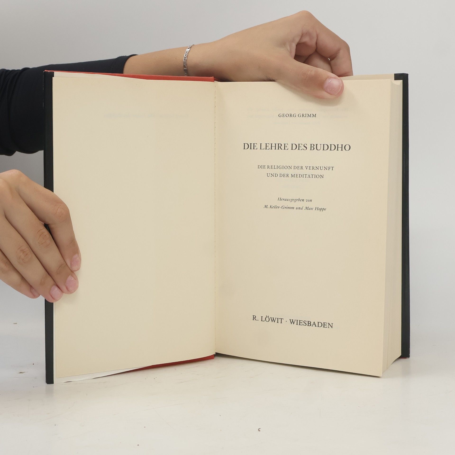 Georg Grimm Die Lehre des Buddho