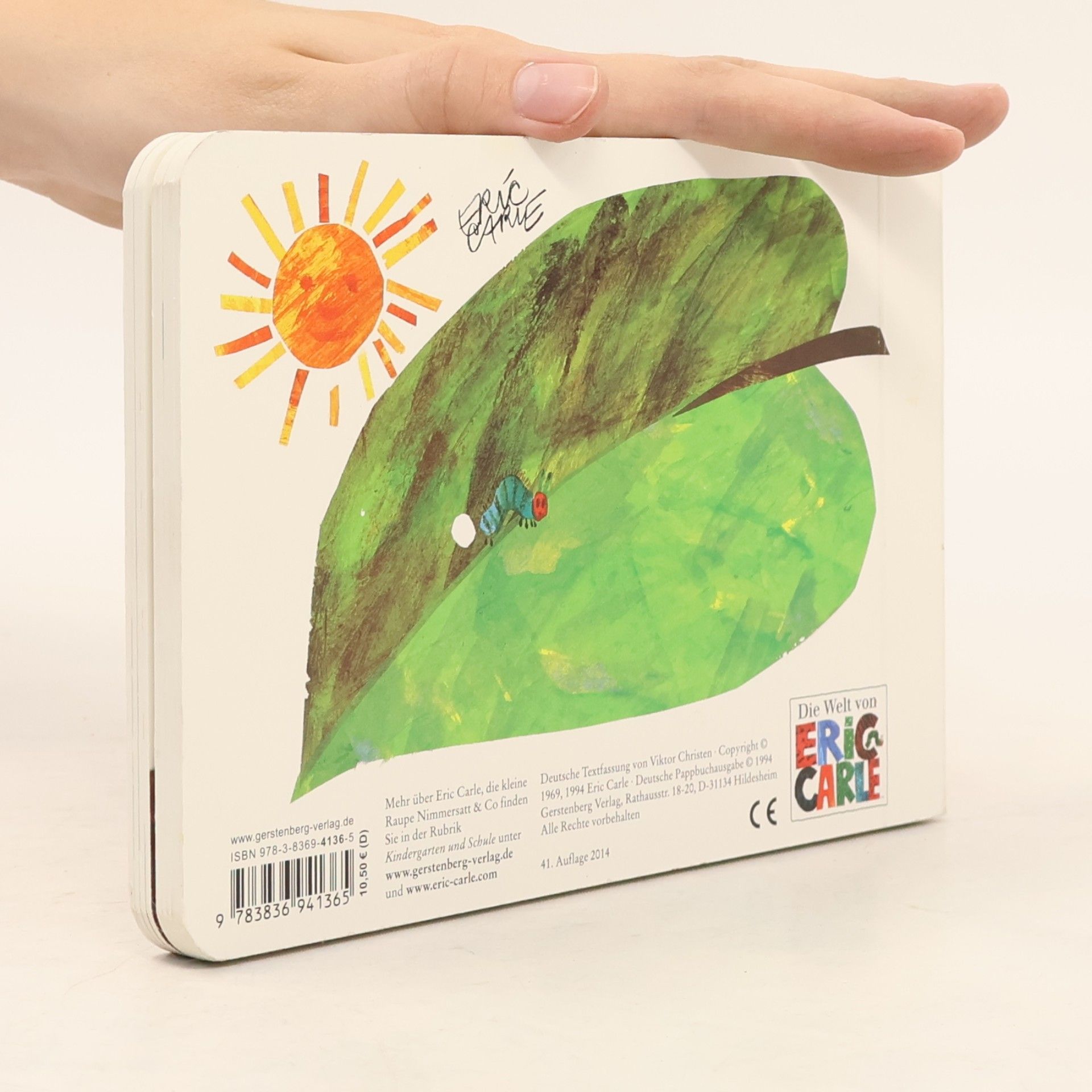 Eric Carle Die kleine Raupe Nimmersatt. Spielbilderbuch