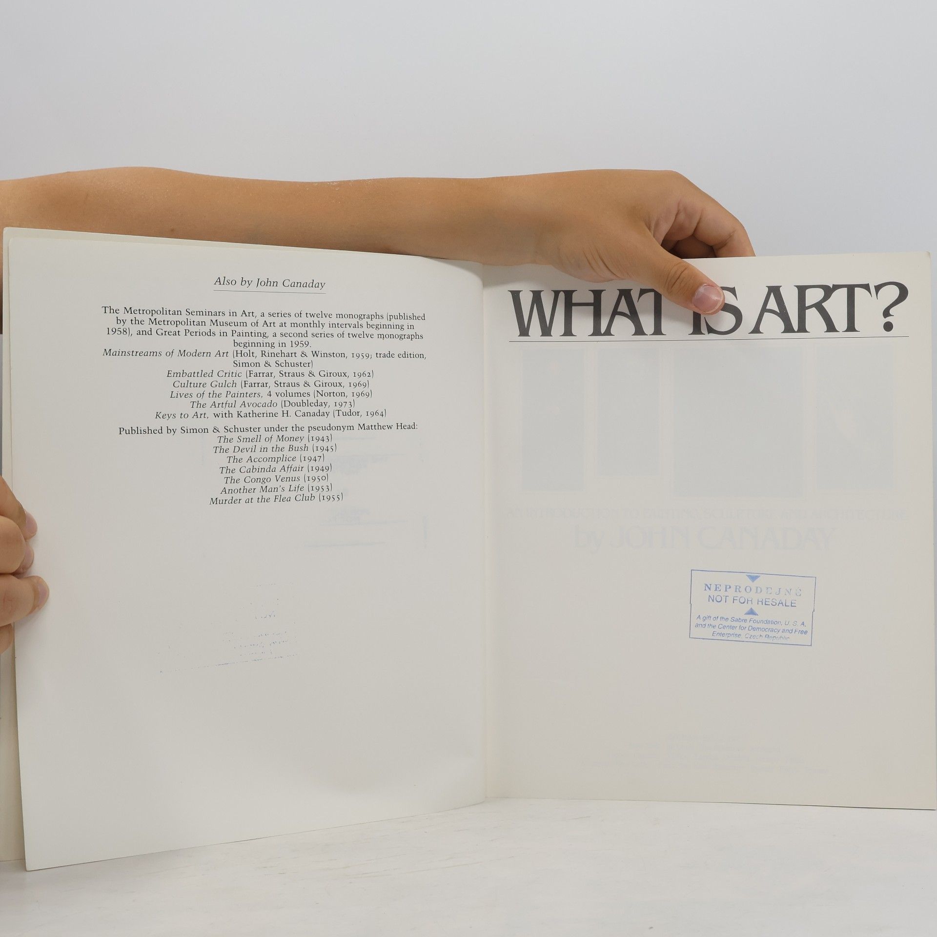 John Canady What is art?