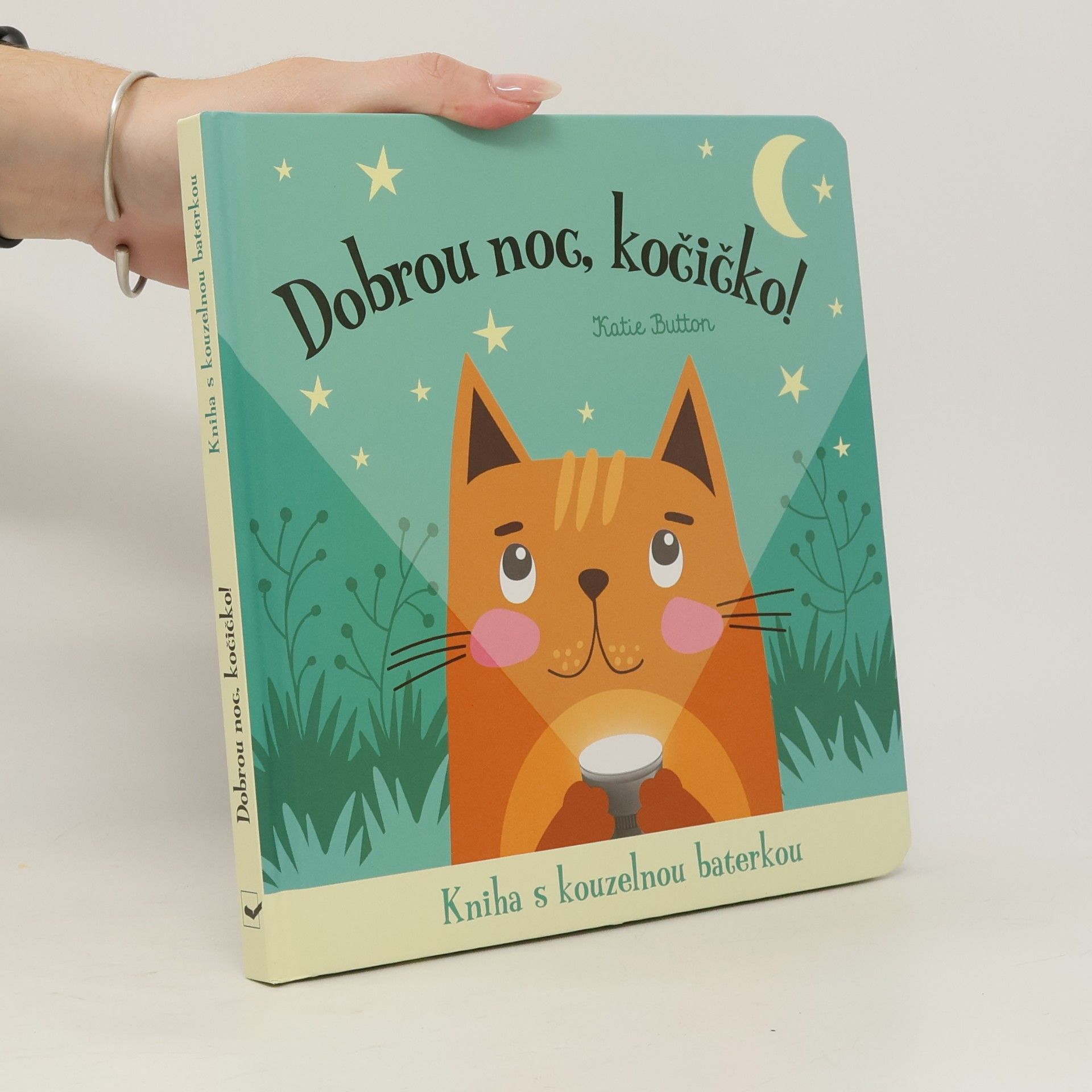 Katie Button Dobrou noc, kočičko! : kniha s kouzelnou baterkou