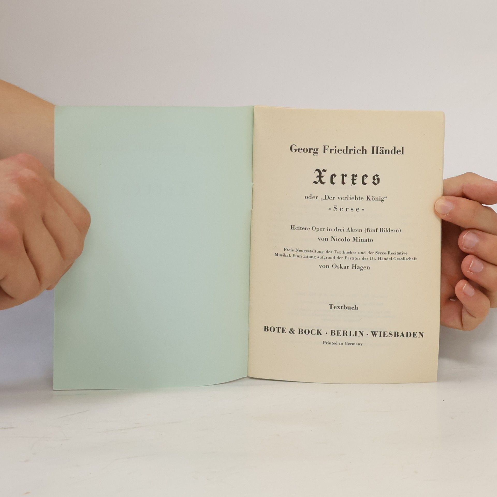 George Frideric Handel Xerxes
