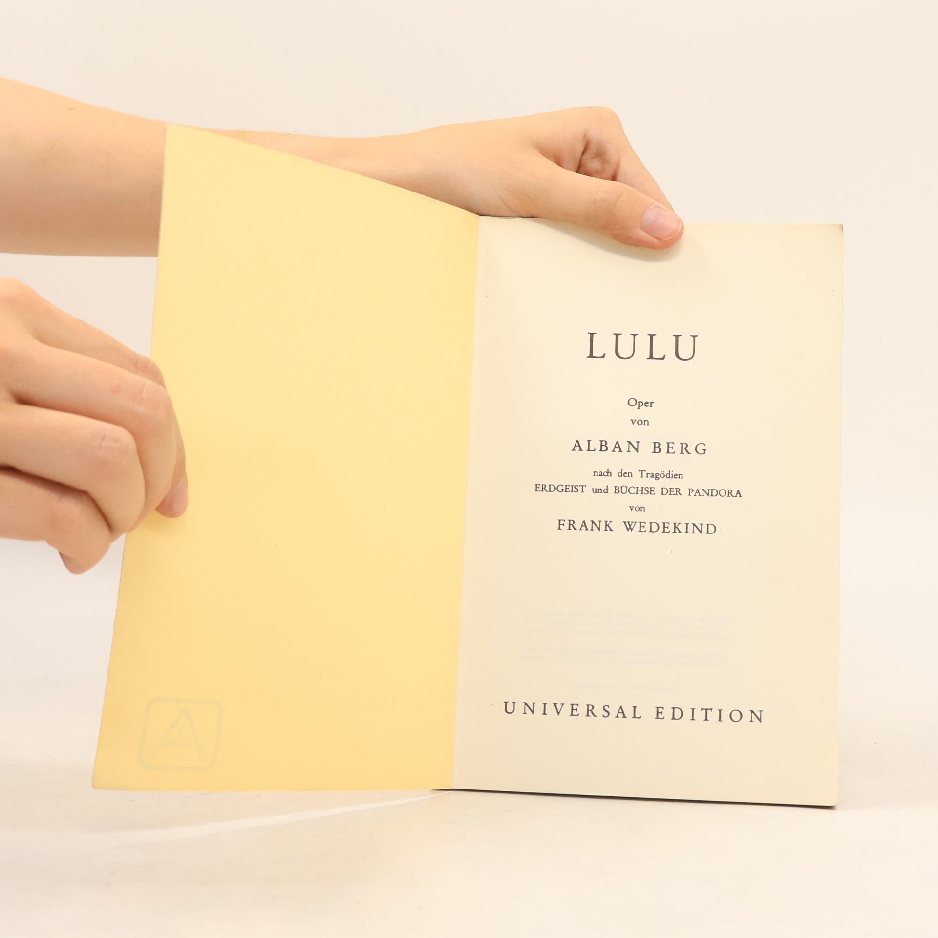 Alban Berg Lulu