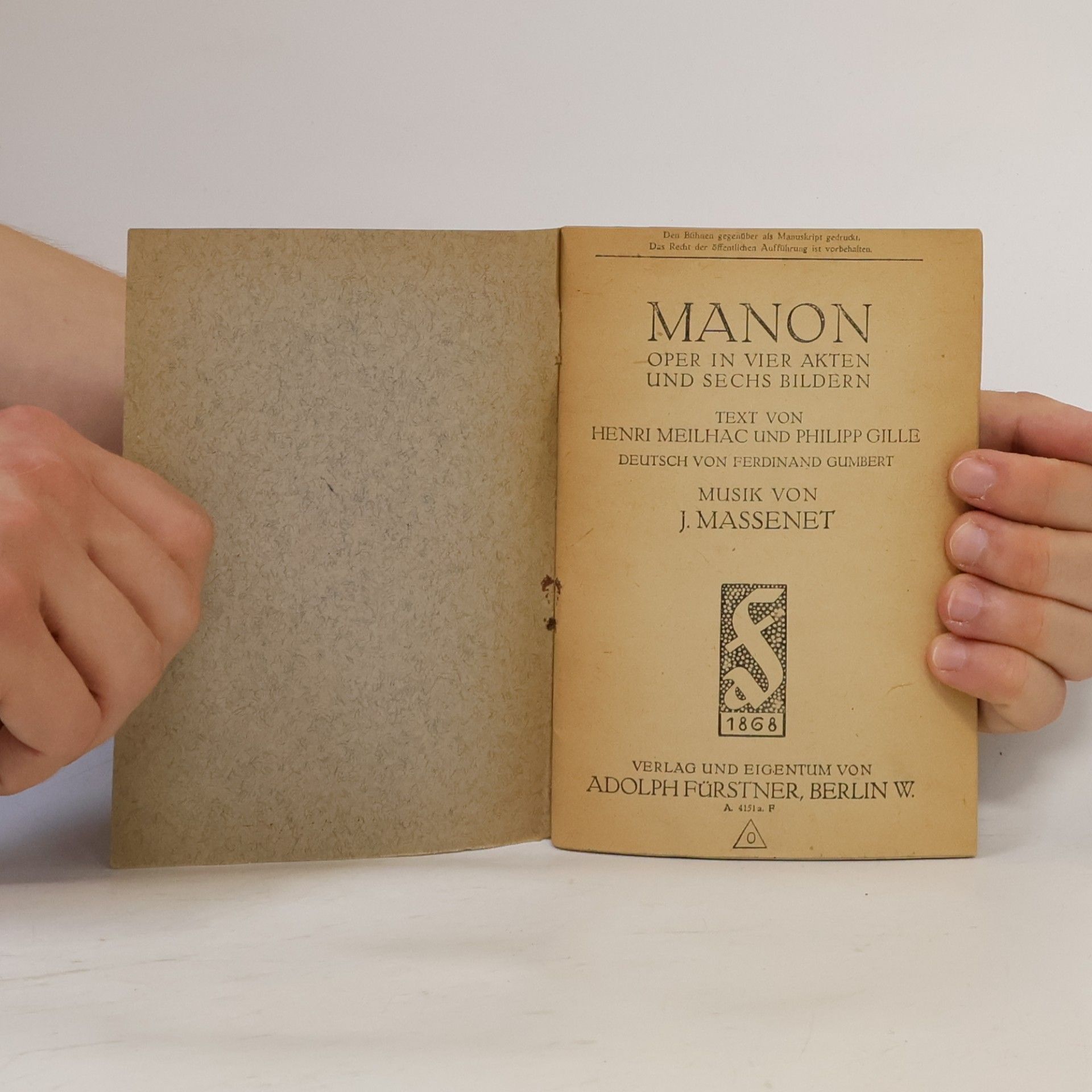 Jules Massenet Manon