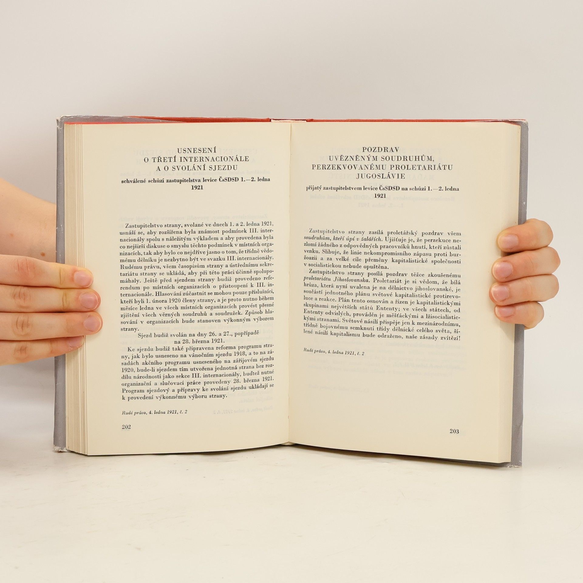 Kolektiv autorů Za revoluční stranu. Dokumenty ke vzniku KSČ 1919-1921