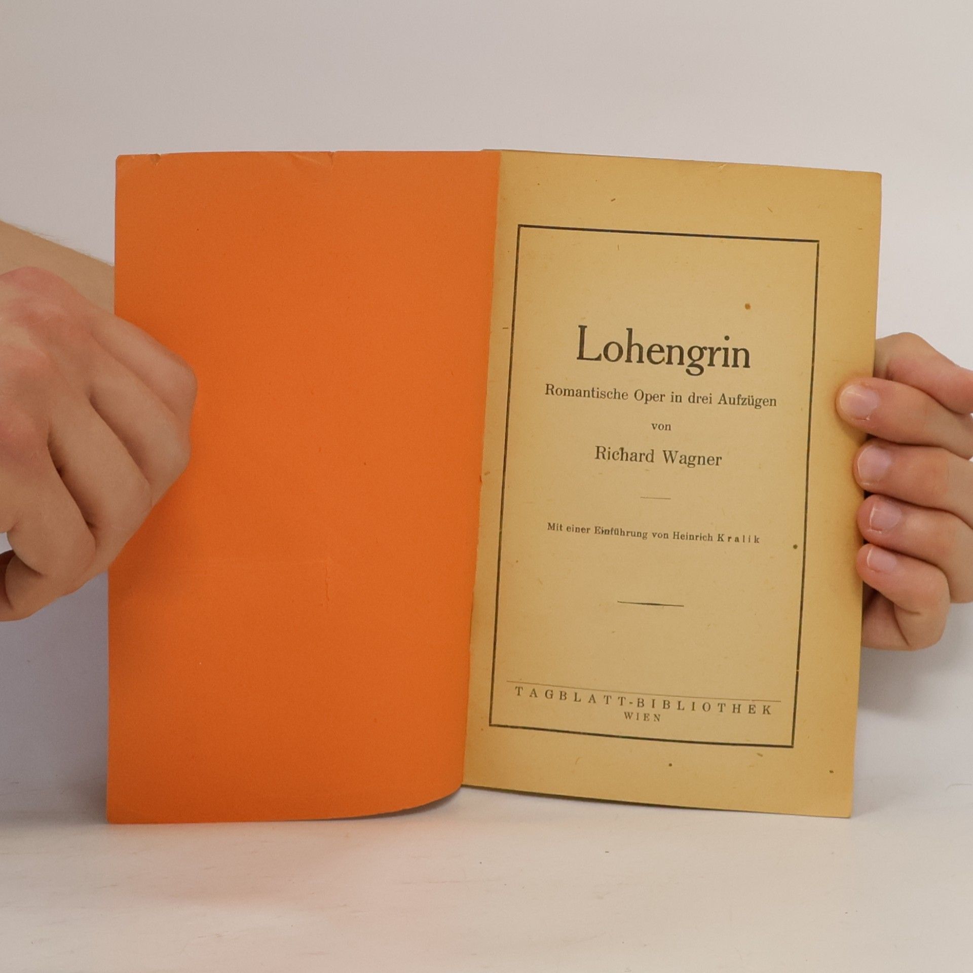 Richard Wagner Lohengrin romantische Oper in drei Aufzügen