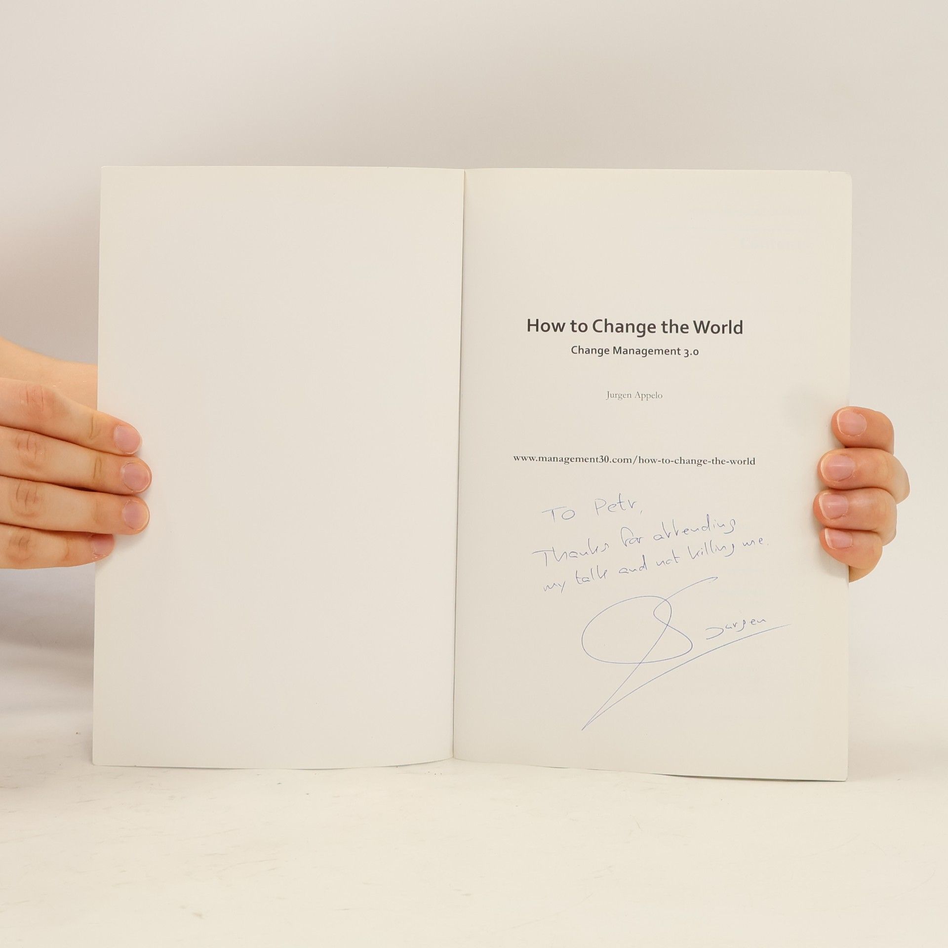 Jurgen Appelo How to Change the World