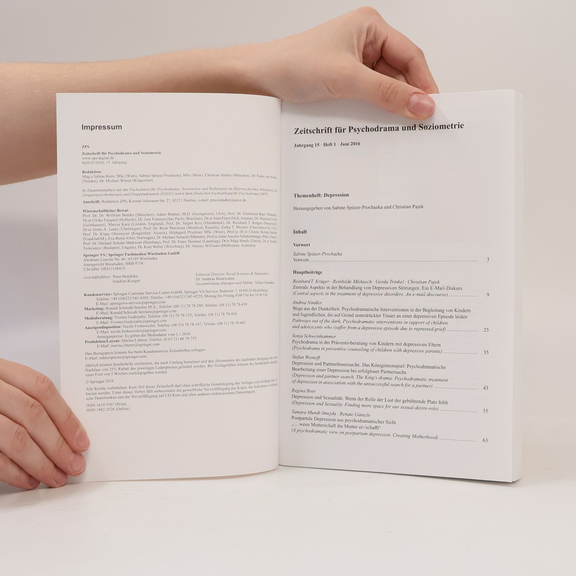 Auteurscollectief Zeitschrift für Psychodrama und Soziometrie 01/2016