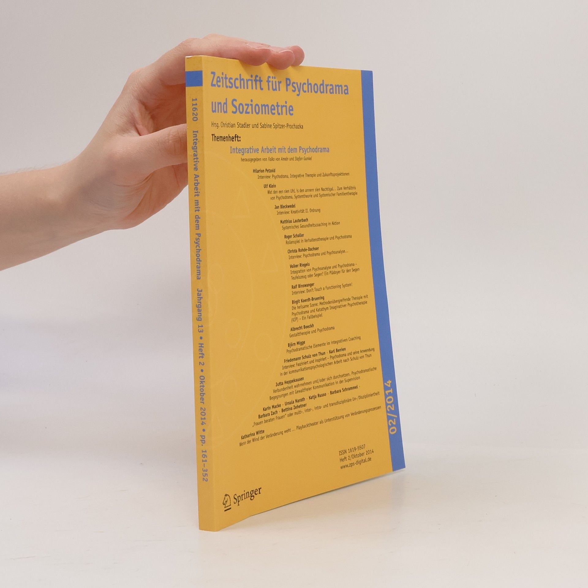 Auteurscollectief Zeitschrift für Psychodrama und Soziometrie 2/2014
