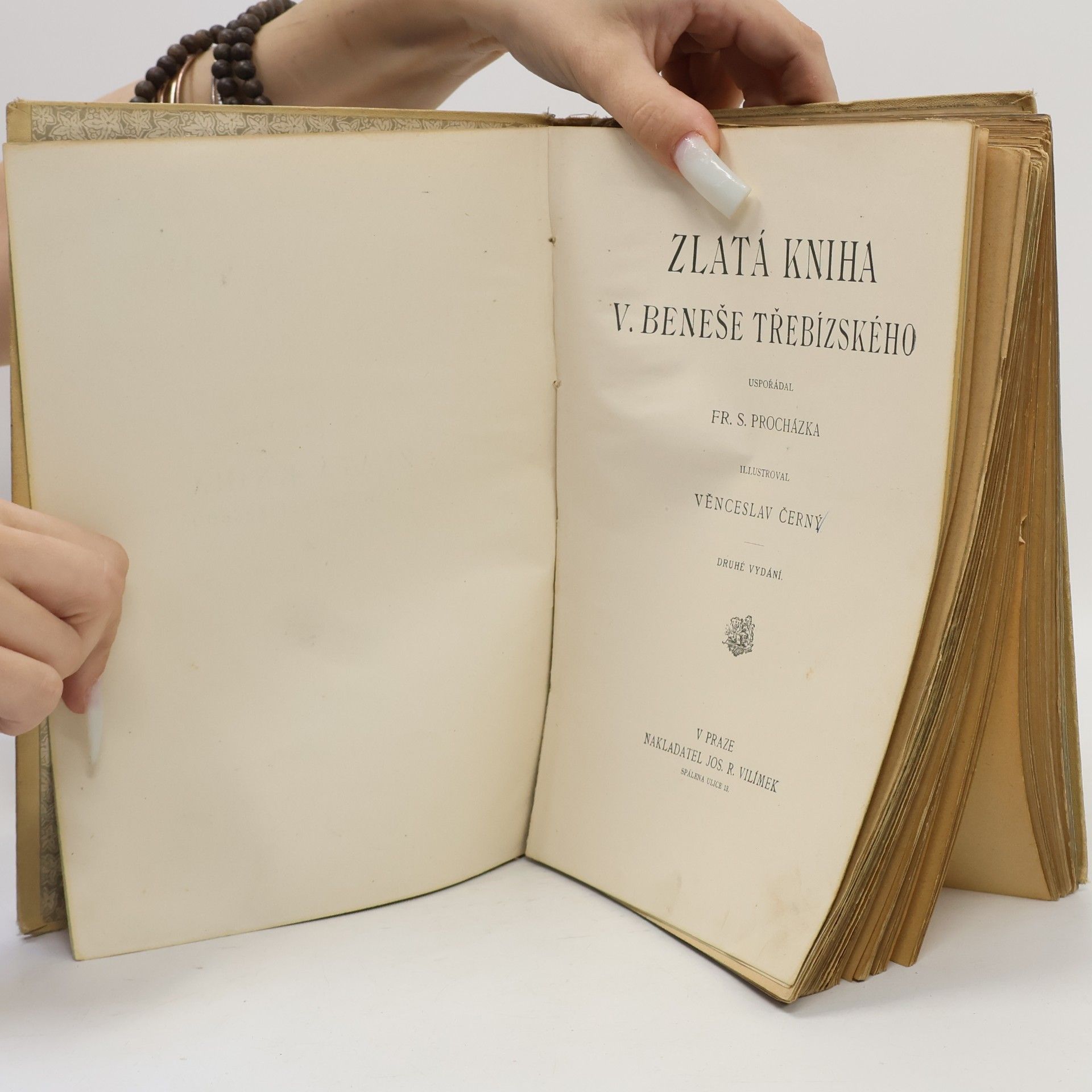 František Serafínský Procházka Zlatá kniha V. Beneše Třebízského II.