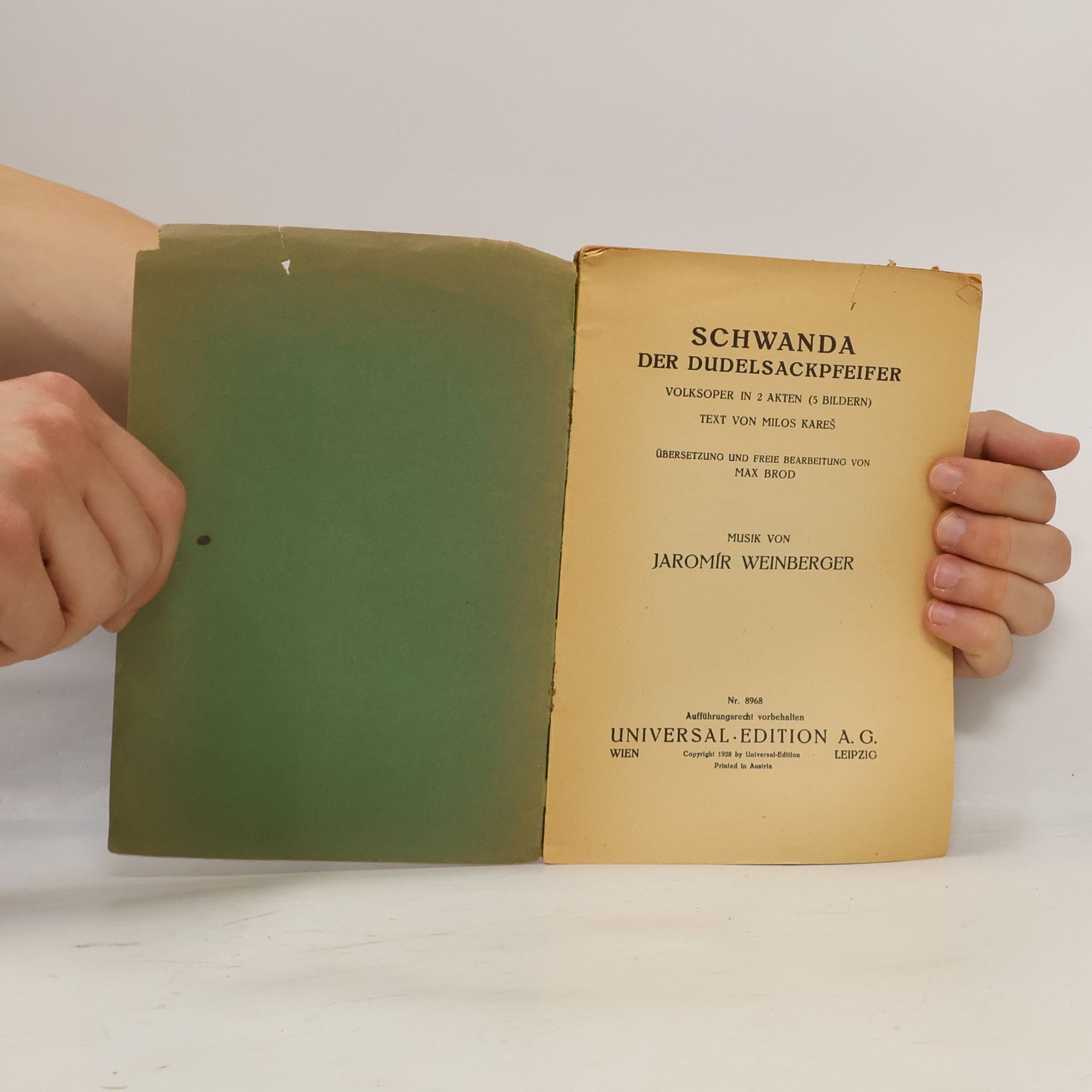 Jaromír Weinberger Schwanda der Dudelsackpfeifer
