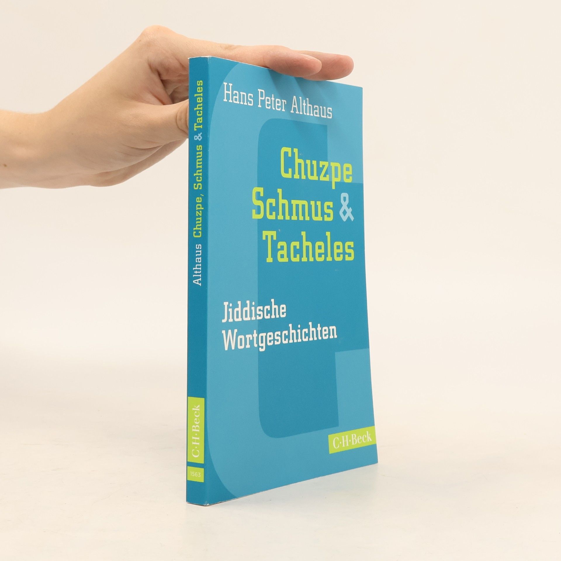 Hans Peter Althaus Chuzpe, Schmus & Tacheles
