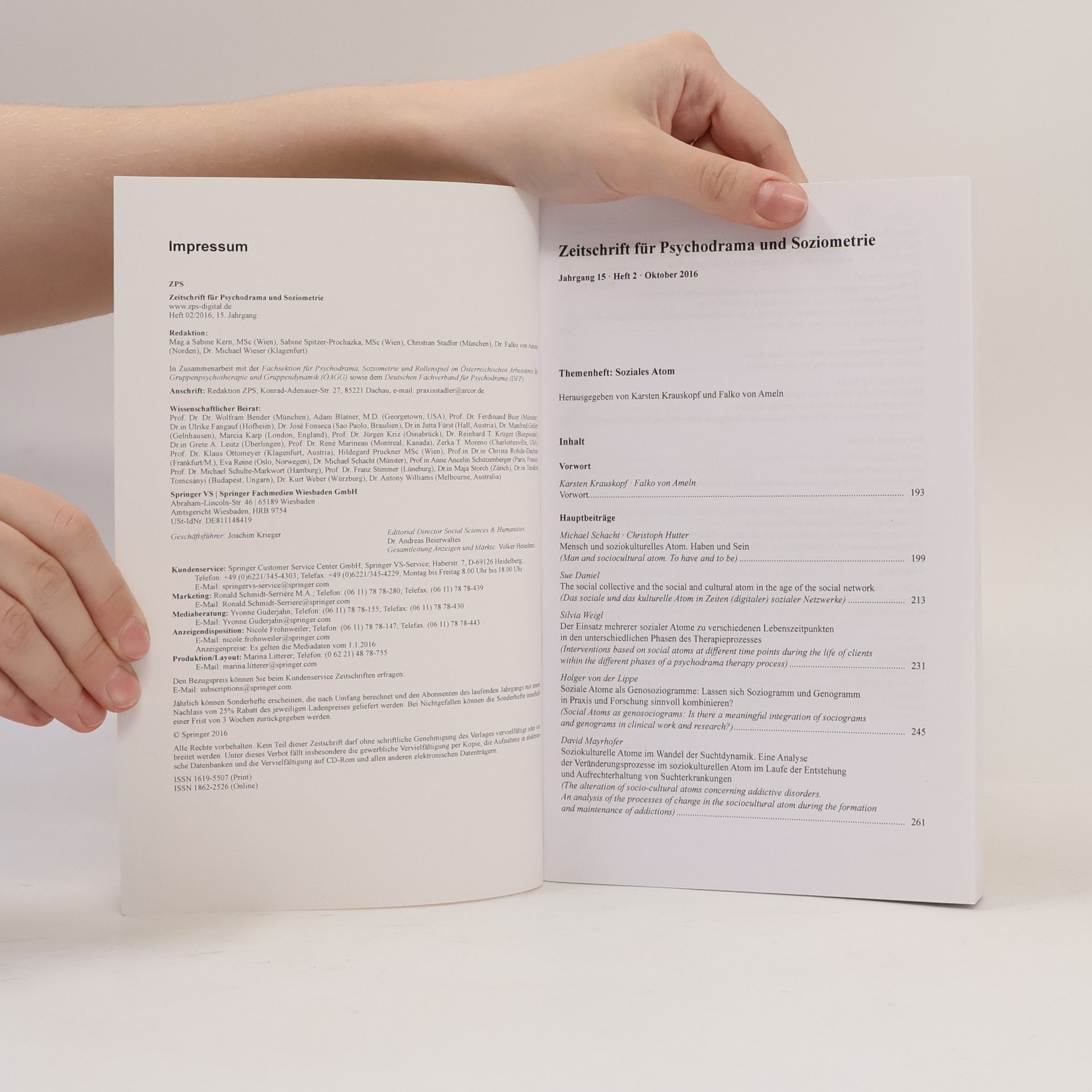 Auteurscollectief Zeitschrift für Psychodrama und Soziometrie 02/2016