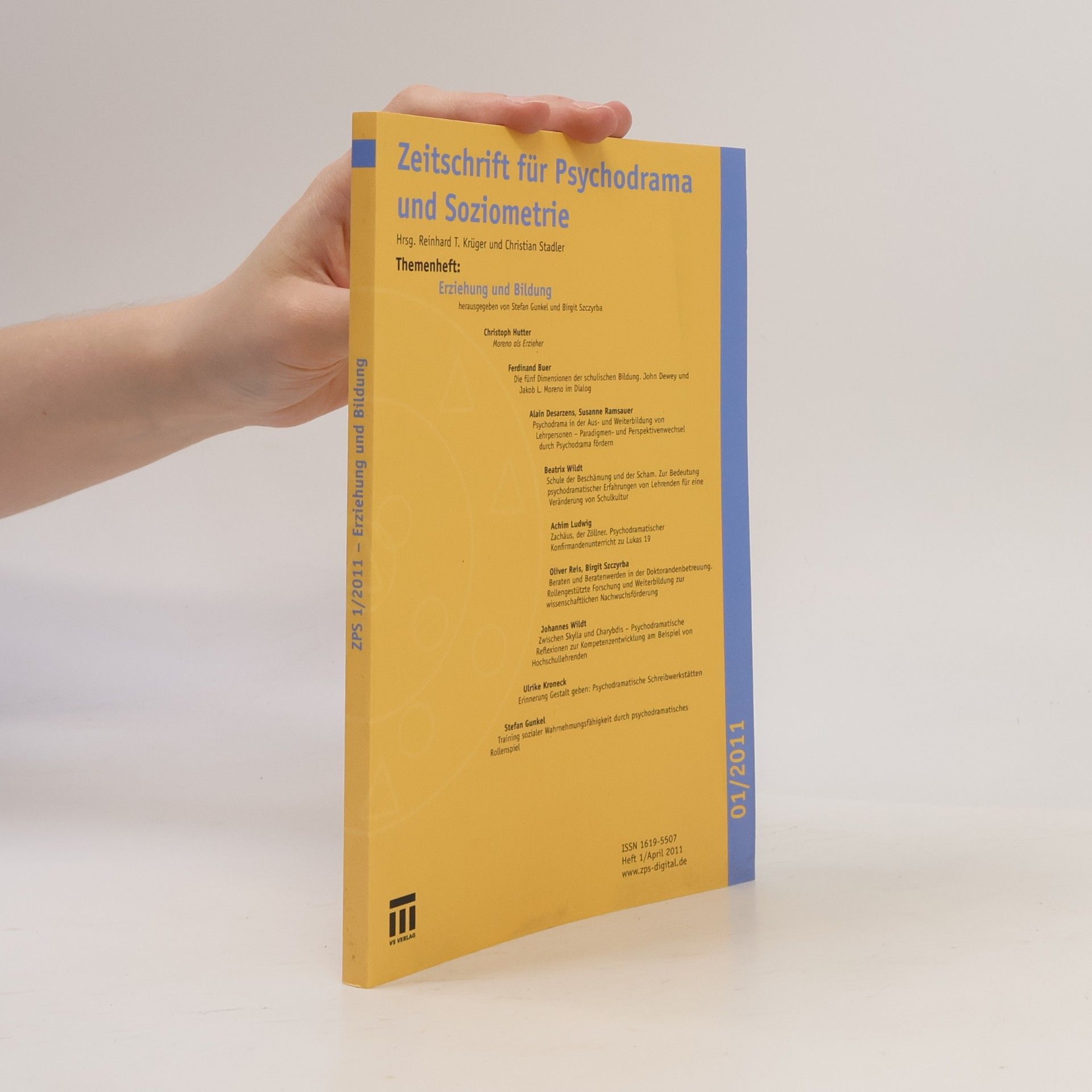 Autorenkollektiv Zeitschrift für Psychodrama und Soziometrie 01/2011
