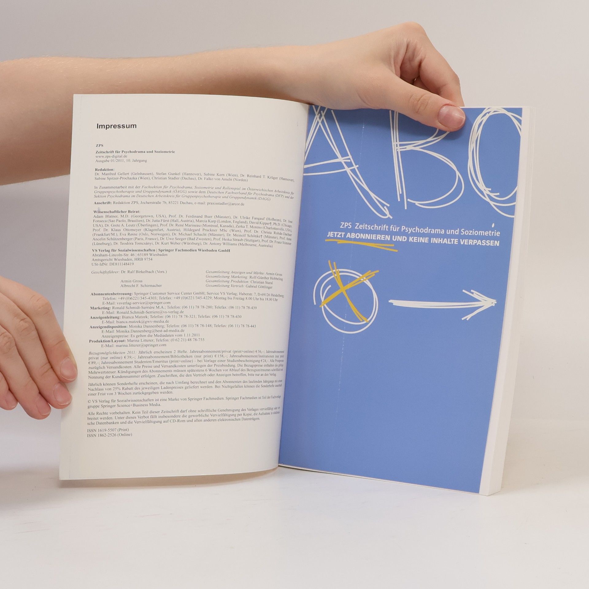 Autorenkollektiv Zeitschrift für Psychodrama und Soziometrie 01/2011