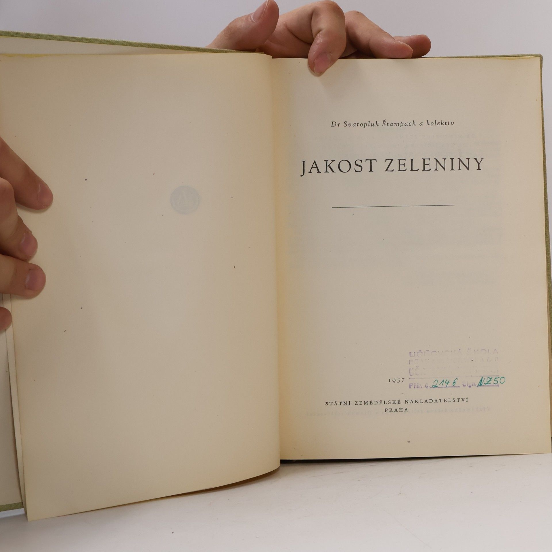 Svatopluk Štampach Jakost zeleniny