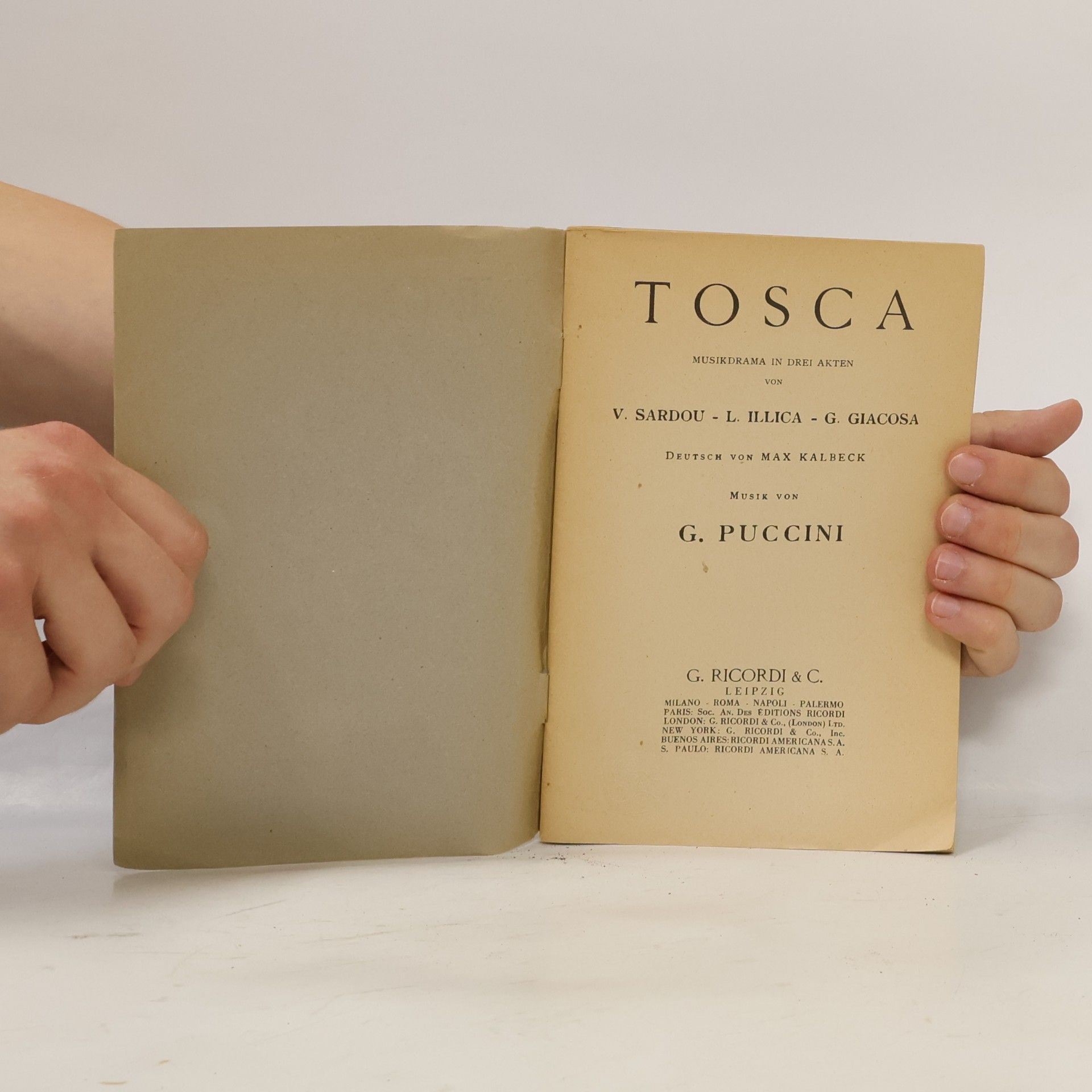 V. Sardou Tosca