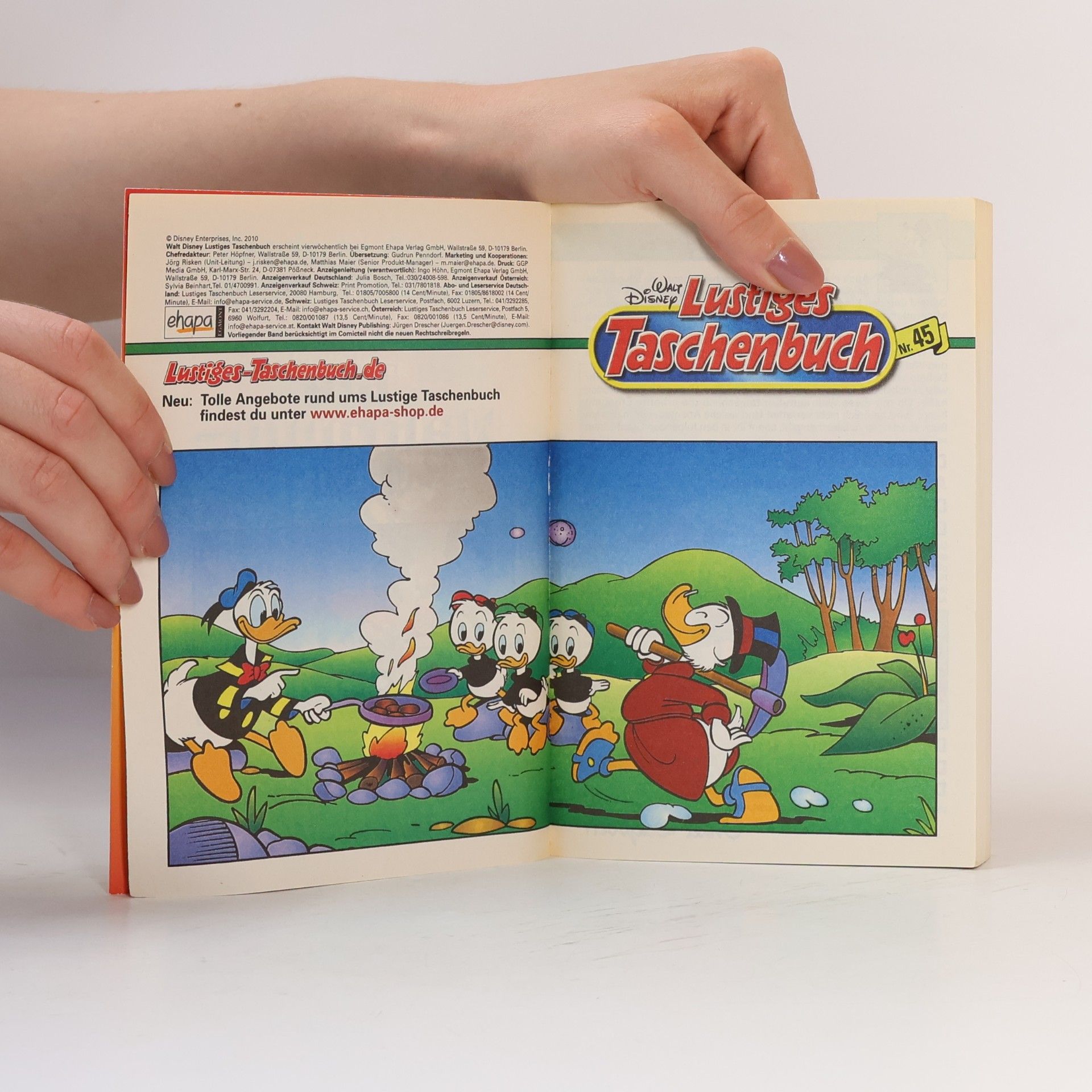 Various authors Lustige Taschenbuch 45. Die besten Neffen der Welt