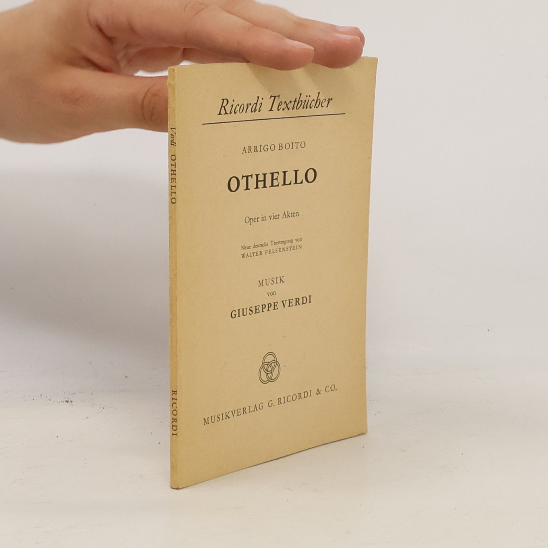Max Kalbeck Othello. Oper in vier Akten