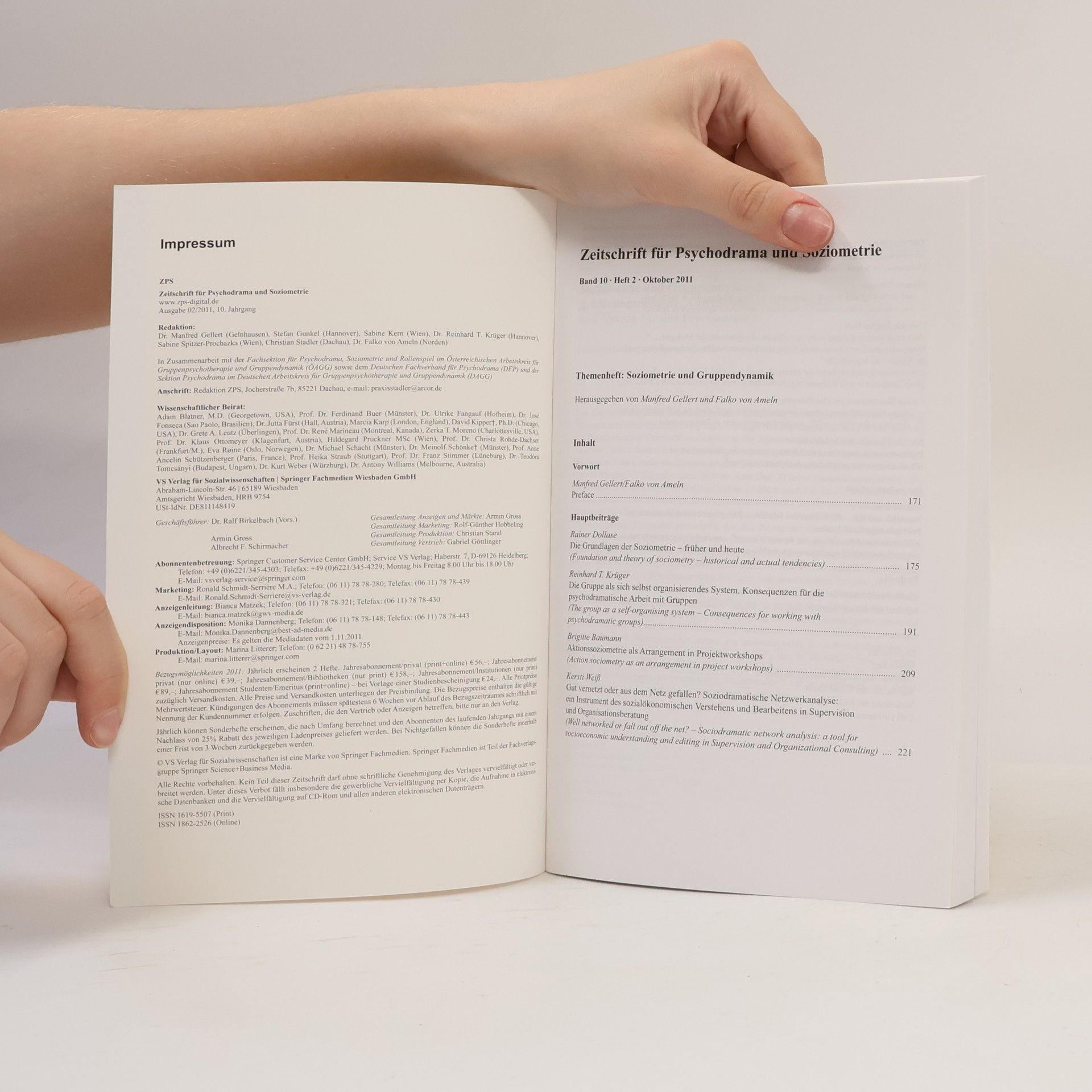 kolektiv Zeitschrift für Psychodrama und Soziometrie 02/2011