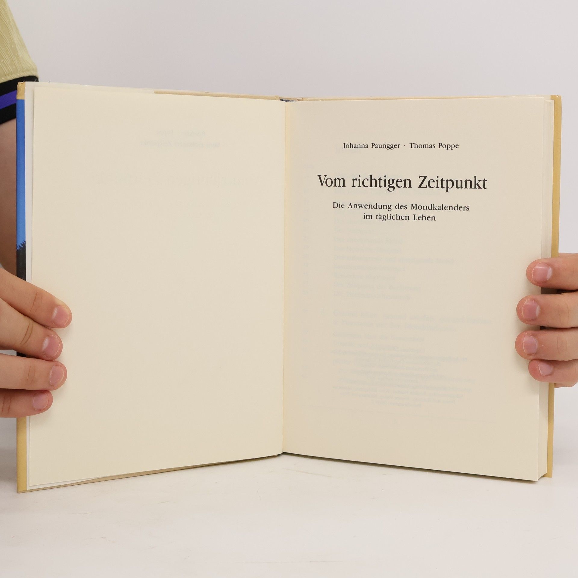 Thomas Poppe Vom richtigen Zeitpunkt