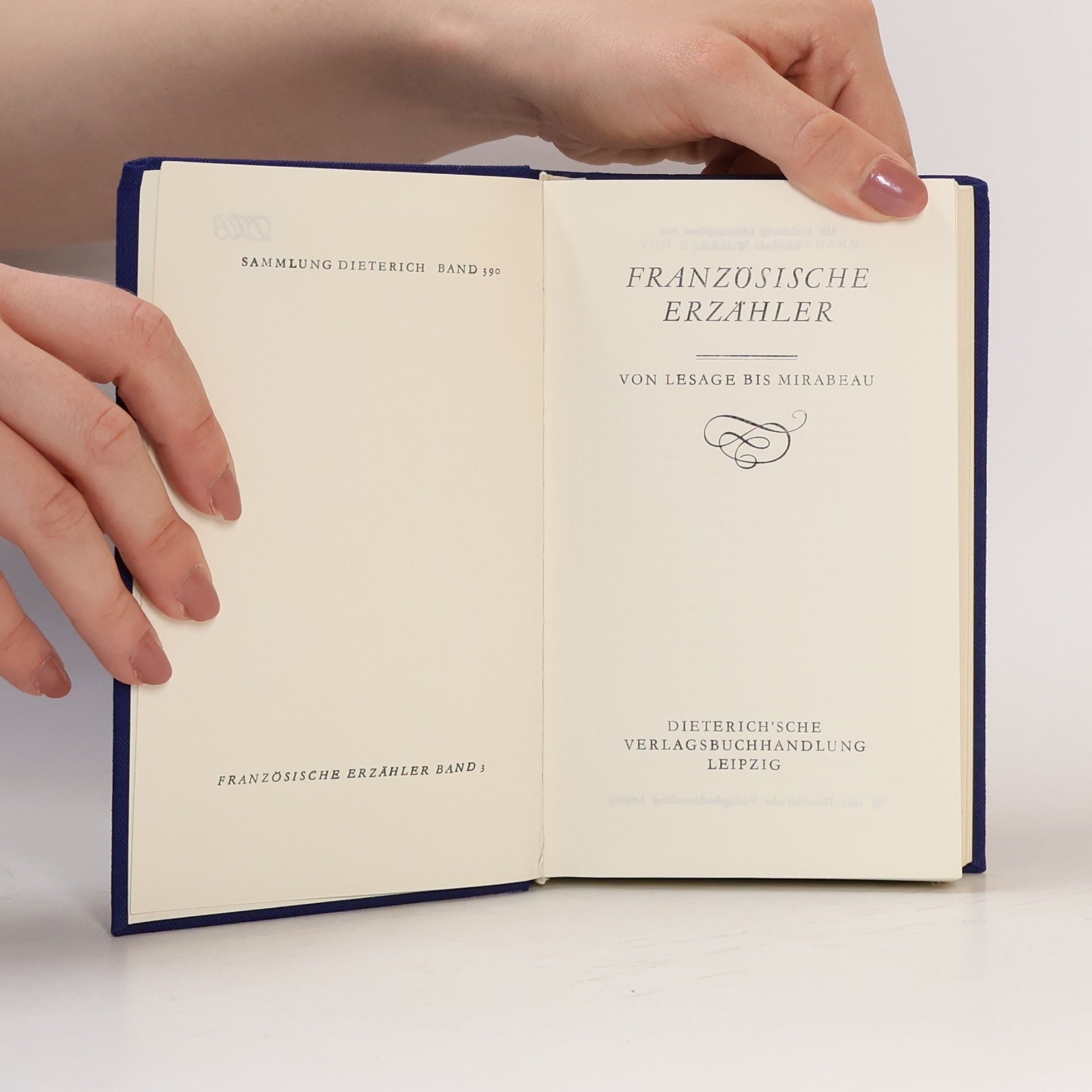 Autorenkollektiv Französische Erzähler von Lesage bis Mirabeau