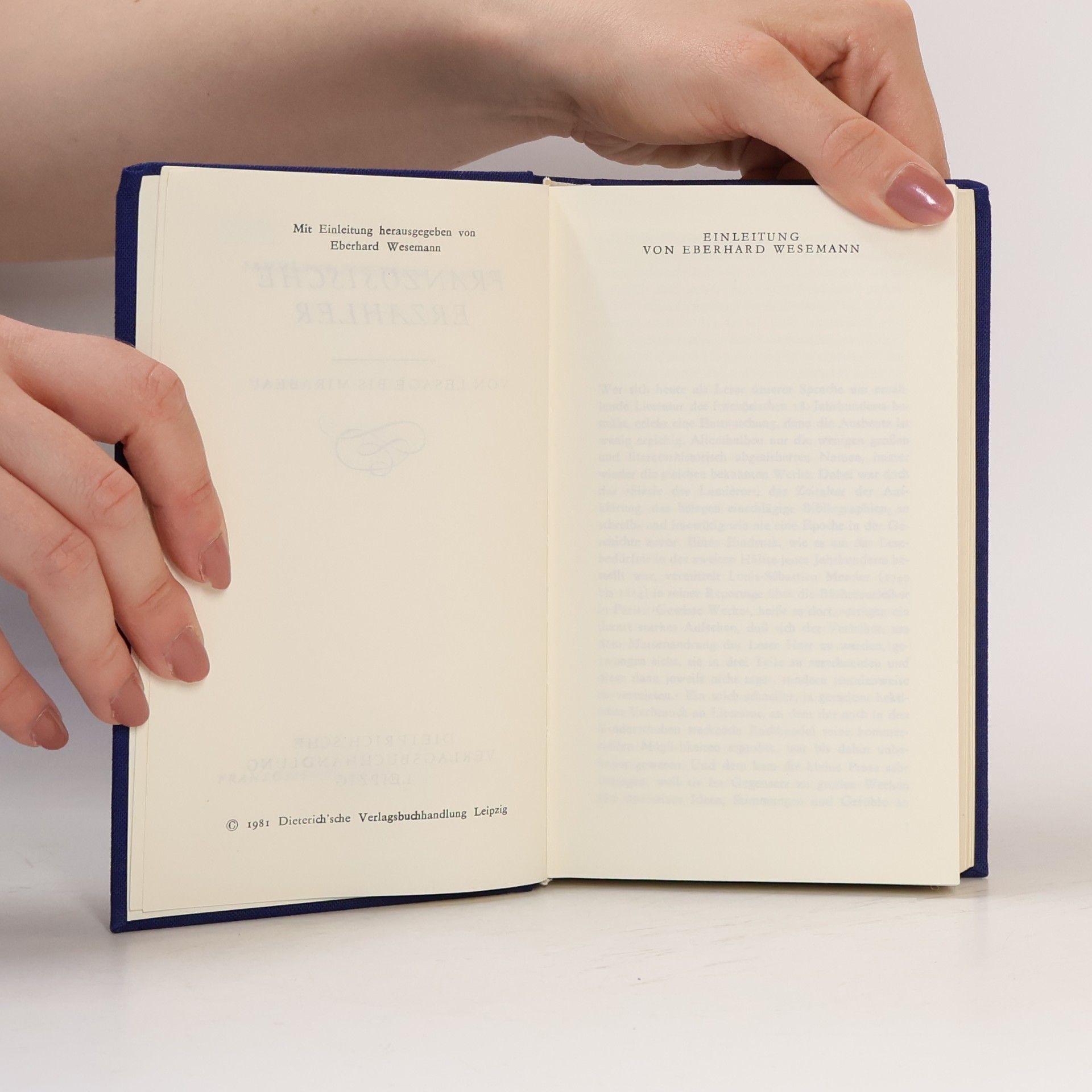 Autorenkollektiv Französische Erzähler von Lesage bis Mirabeau