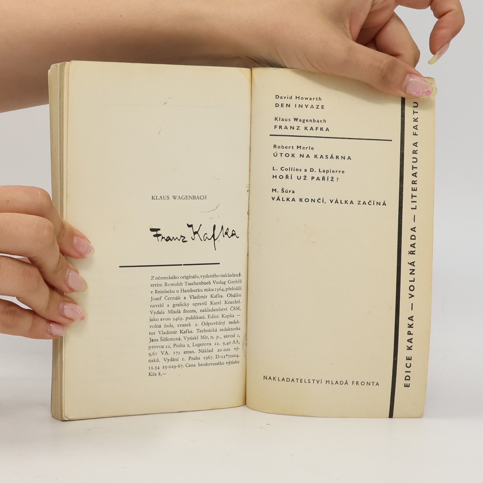 Klaus Wagenbach Franz Kafka